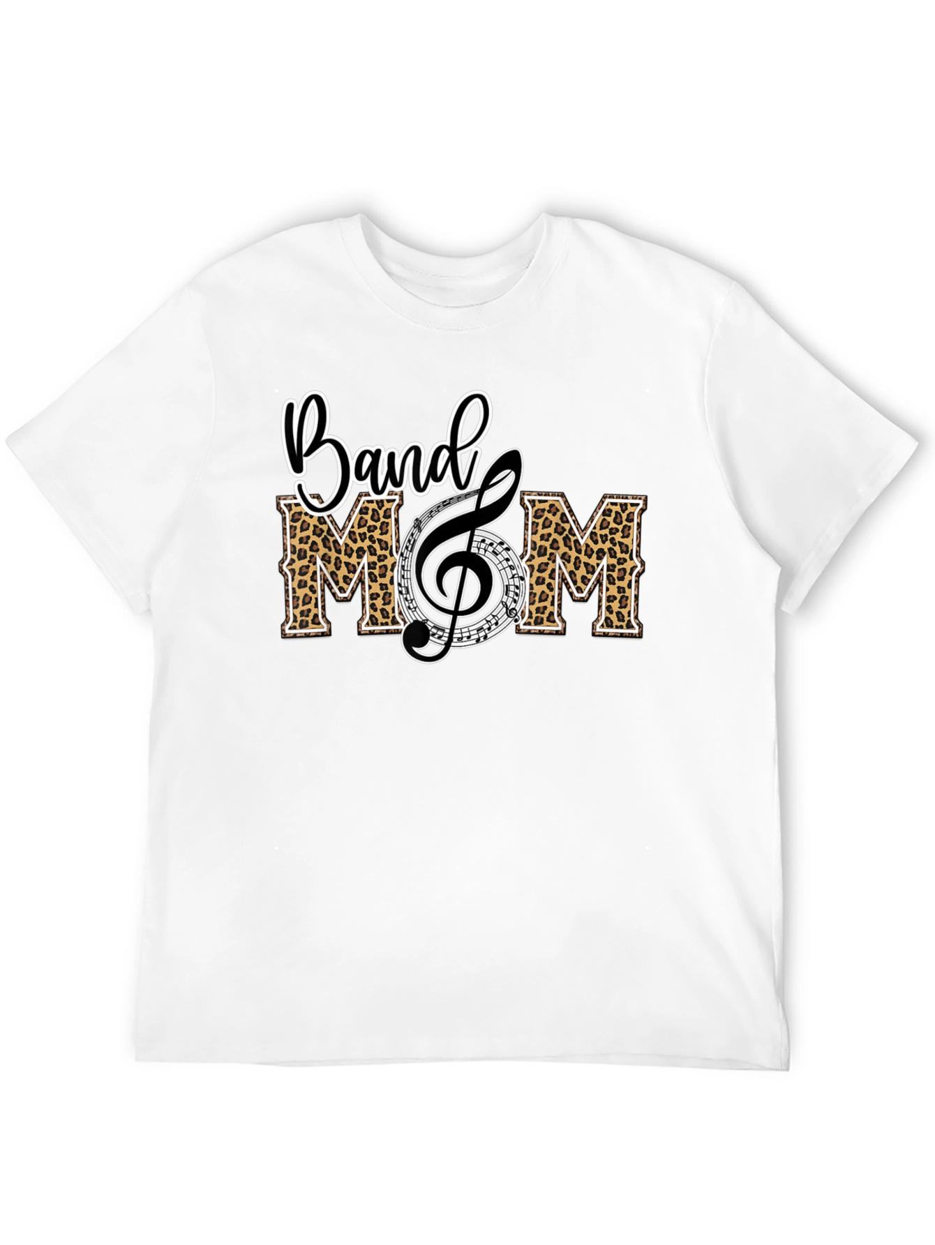 Band Mom Leopard Print T-Shirt