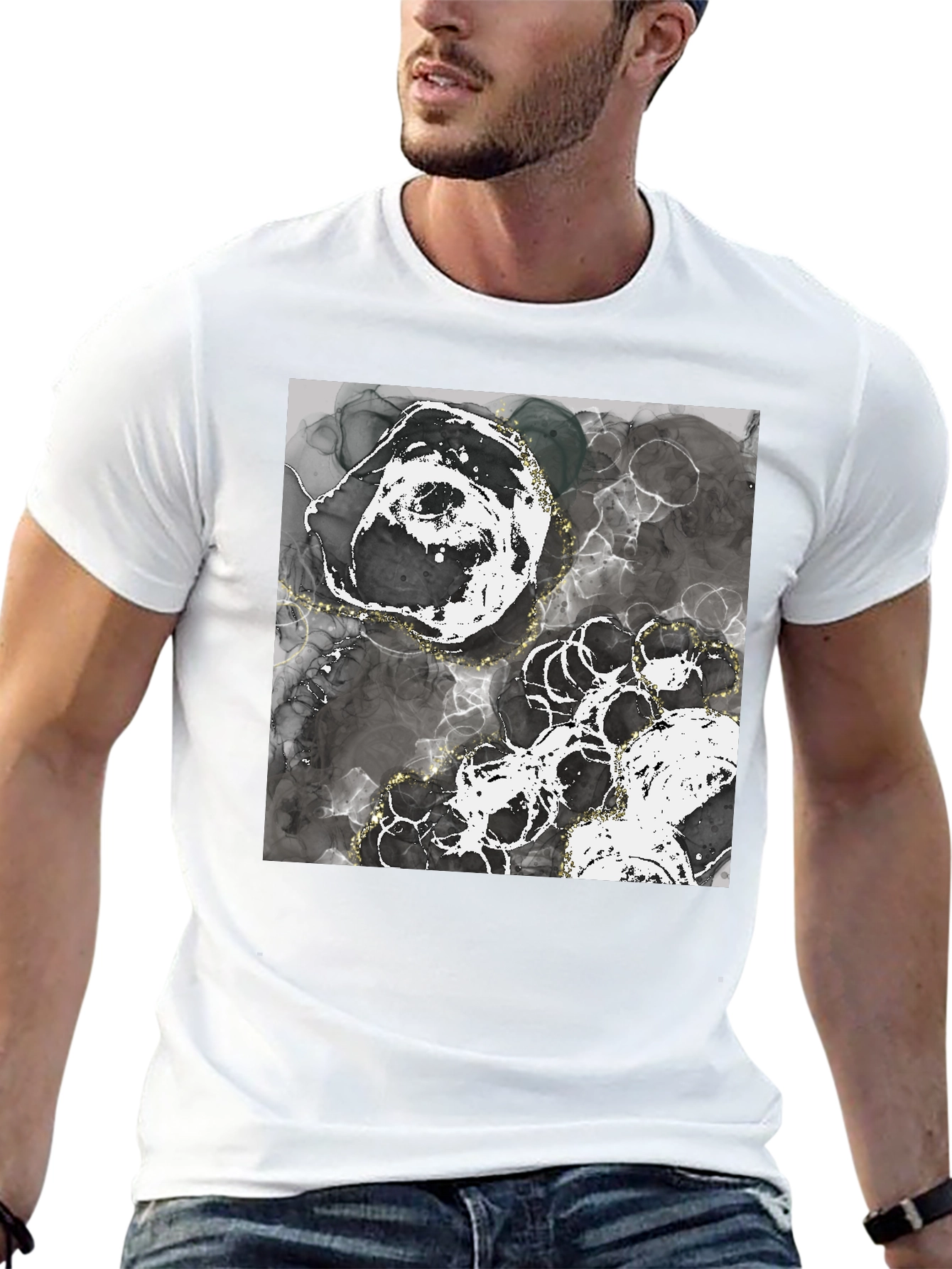 Abstract Art Graphic T-Shirt