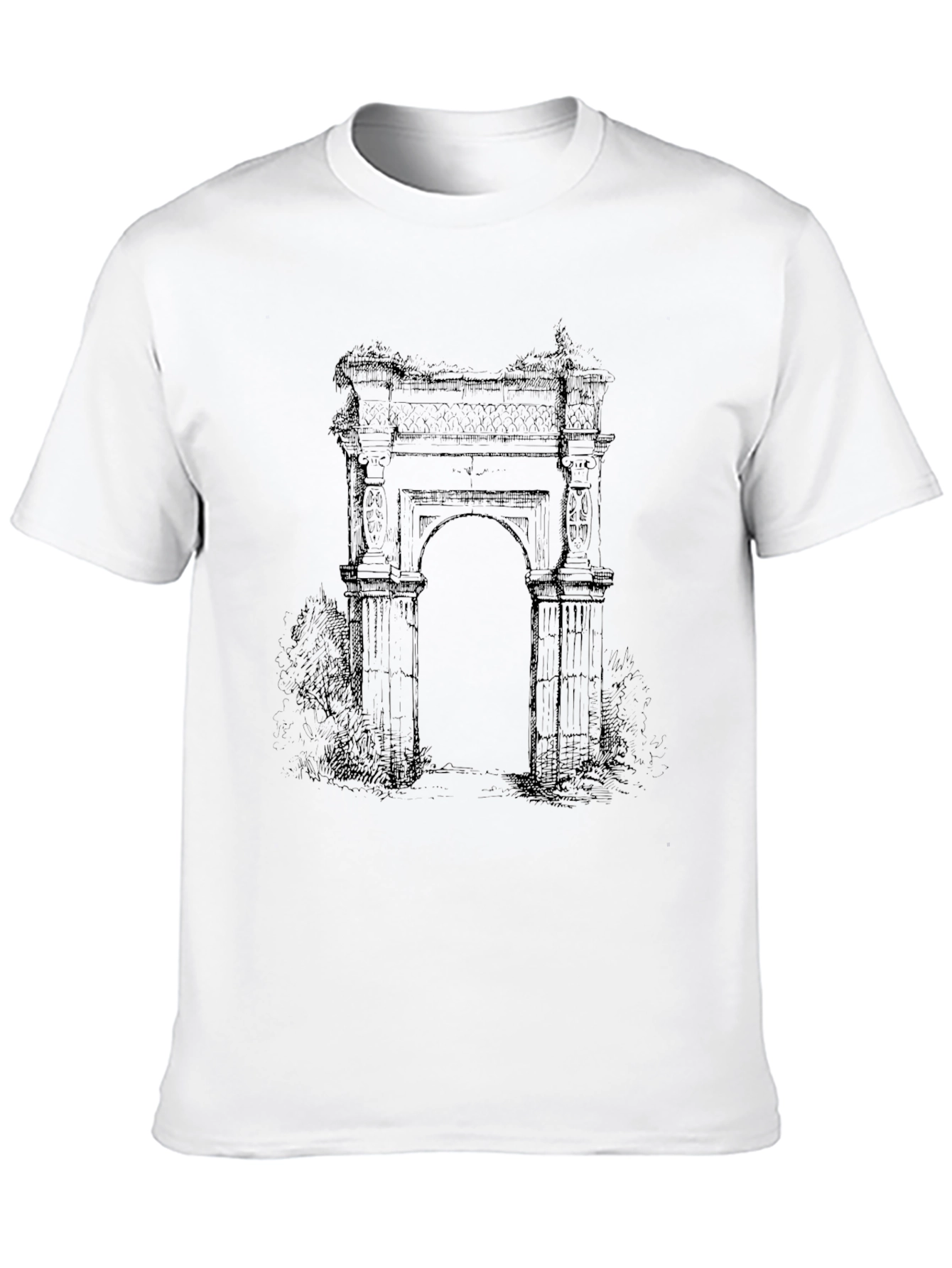 Architectural Arch Graphic Tee - Black