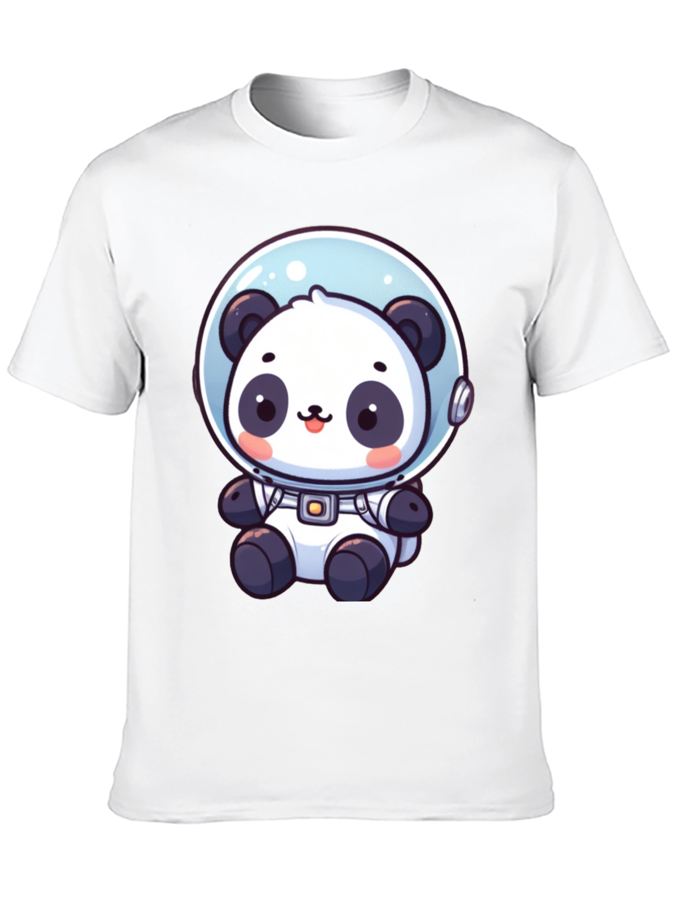 Astronaut Panda Graphic Tee - Black