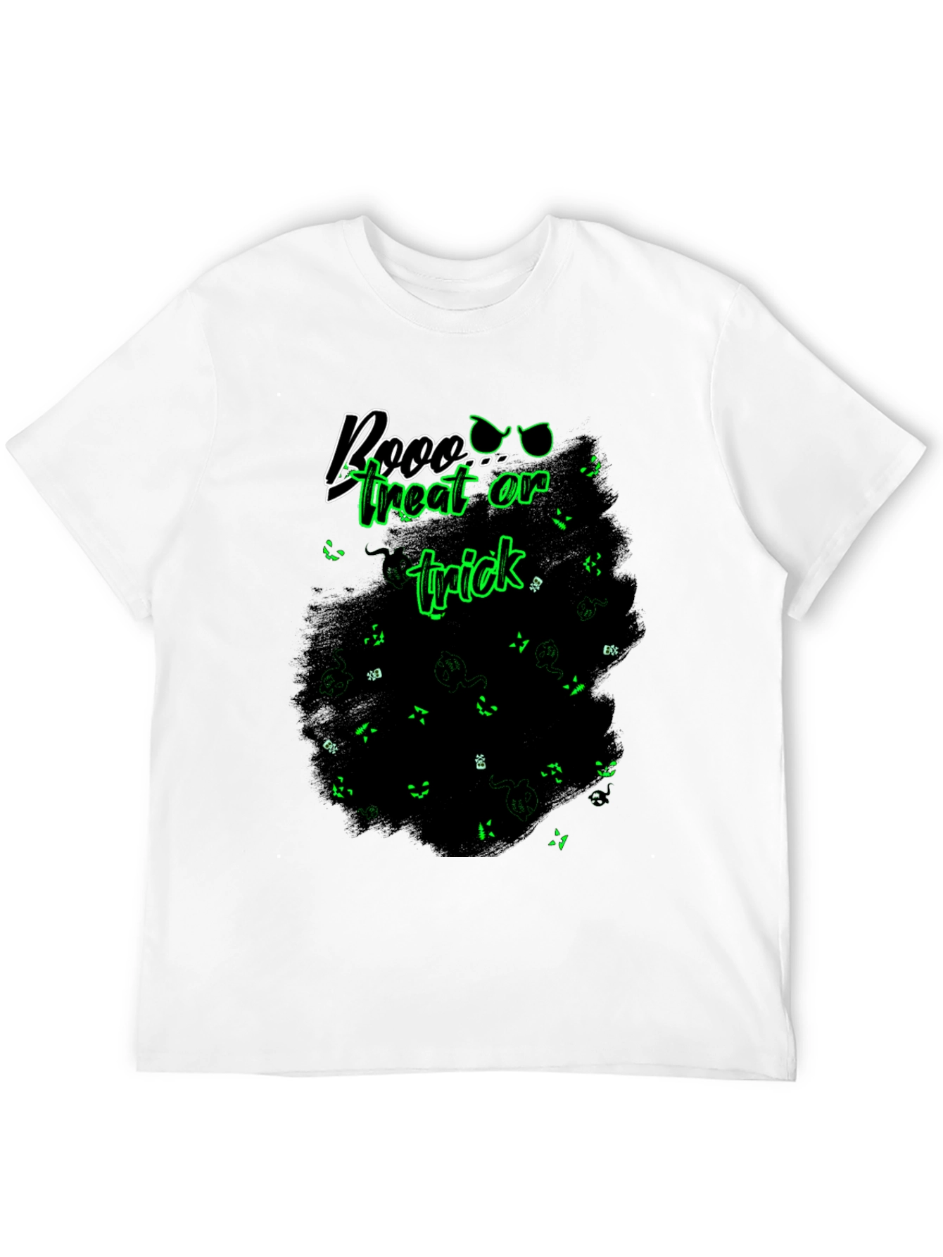 Boo Treat Or Trick Black T-Shirt