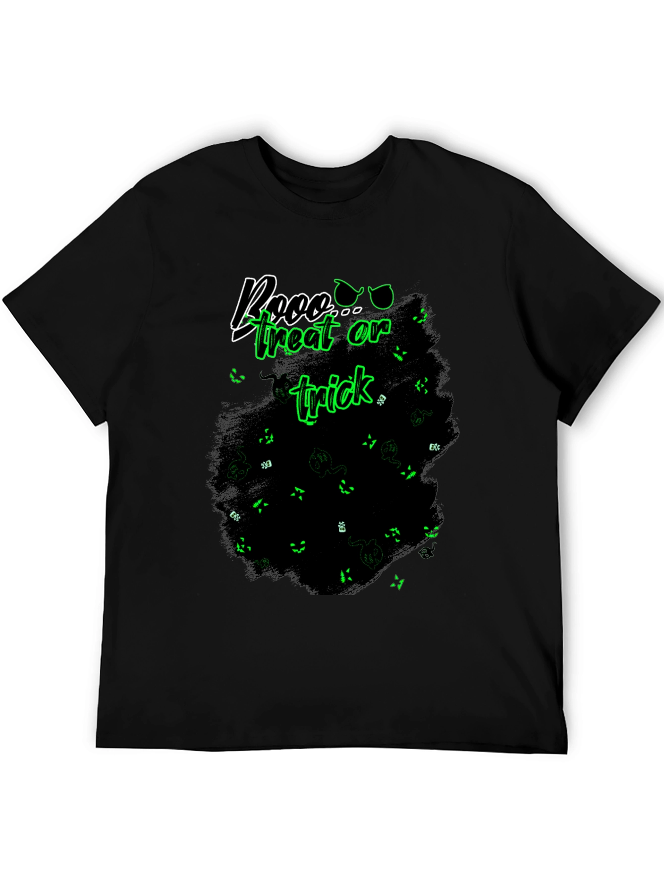 Boo Treat Or Trick Black T-Shirt