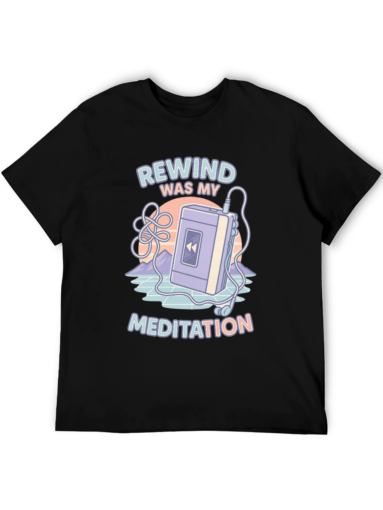 Rewind Meditation Retro T-Shirt