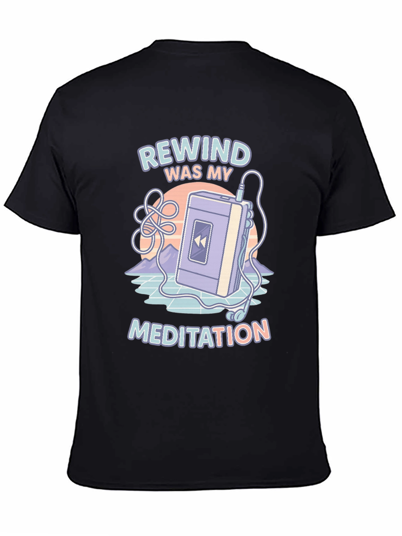 Rewind Meditation Retro T-Shirt