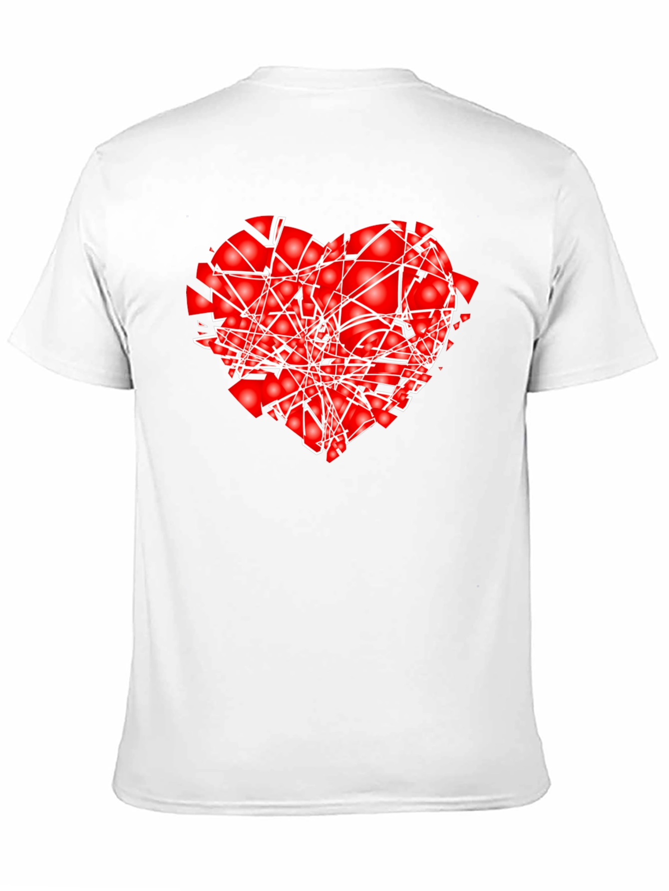 Shattered Heart Graphic Black T-Shirt