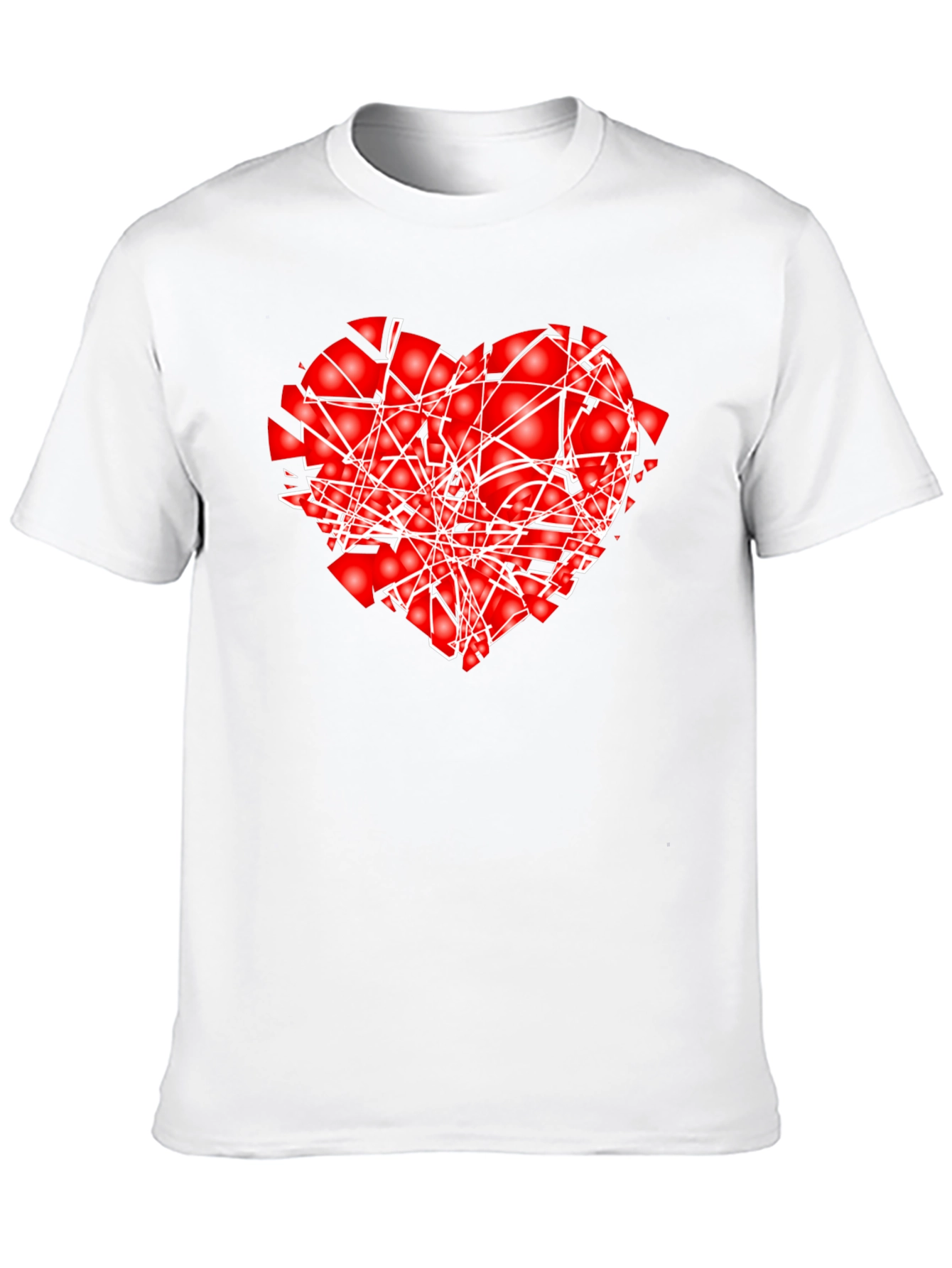 Shattered Heart Graphic Black T-Shirt