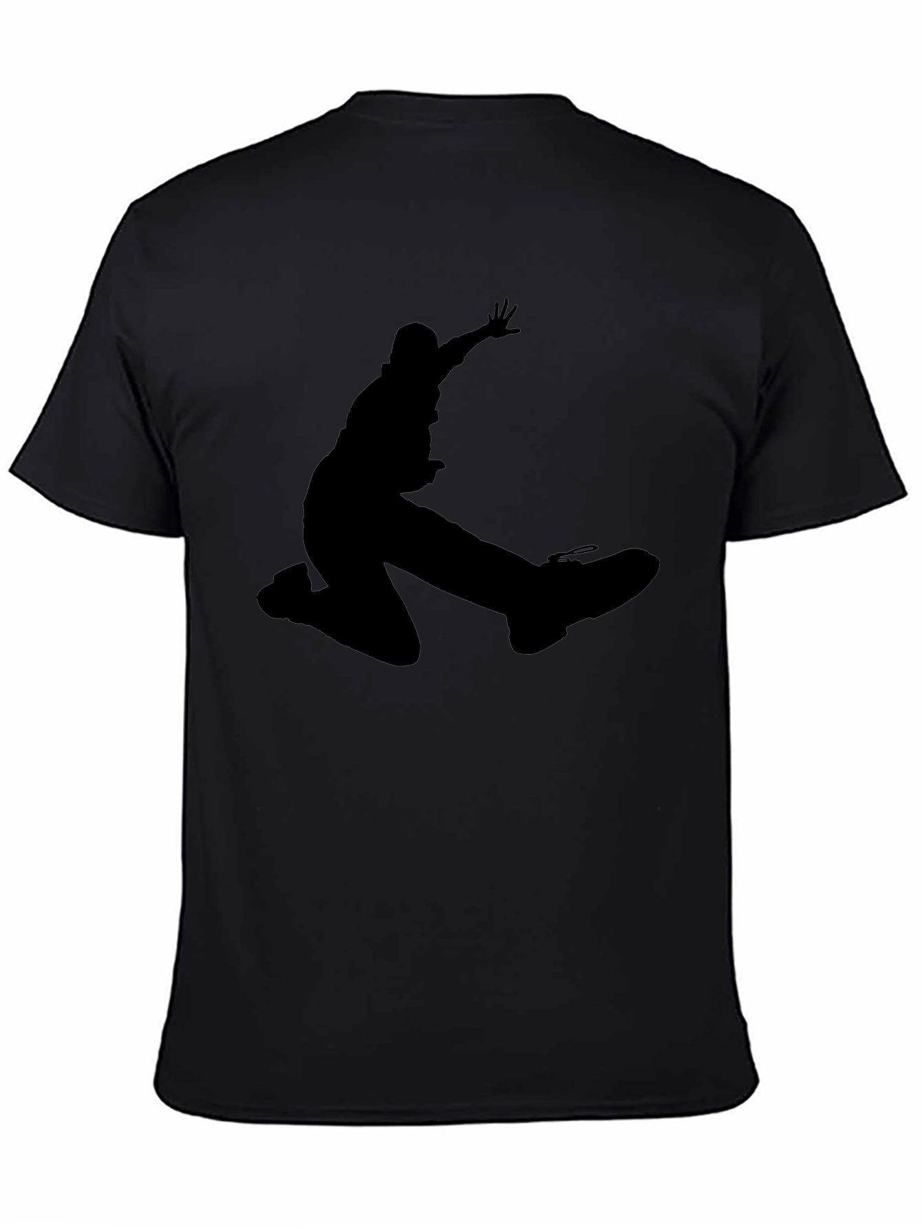 Cool Silhouette Black Graphic Tee Shirt
