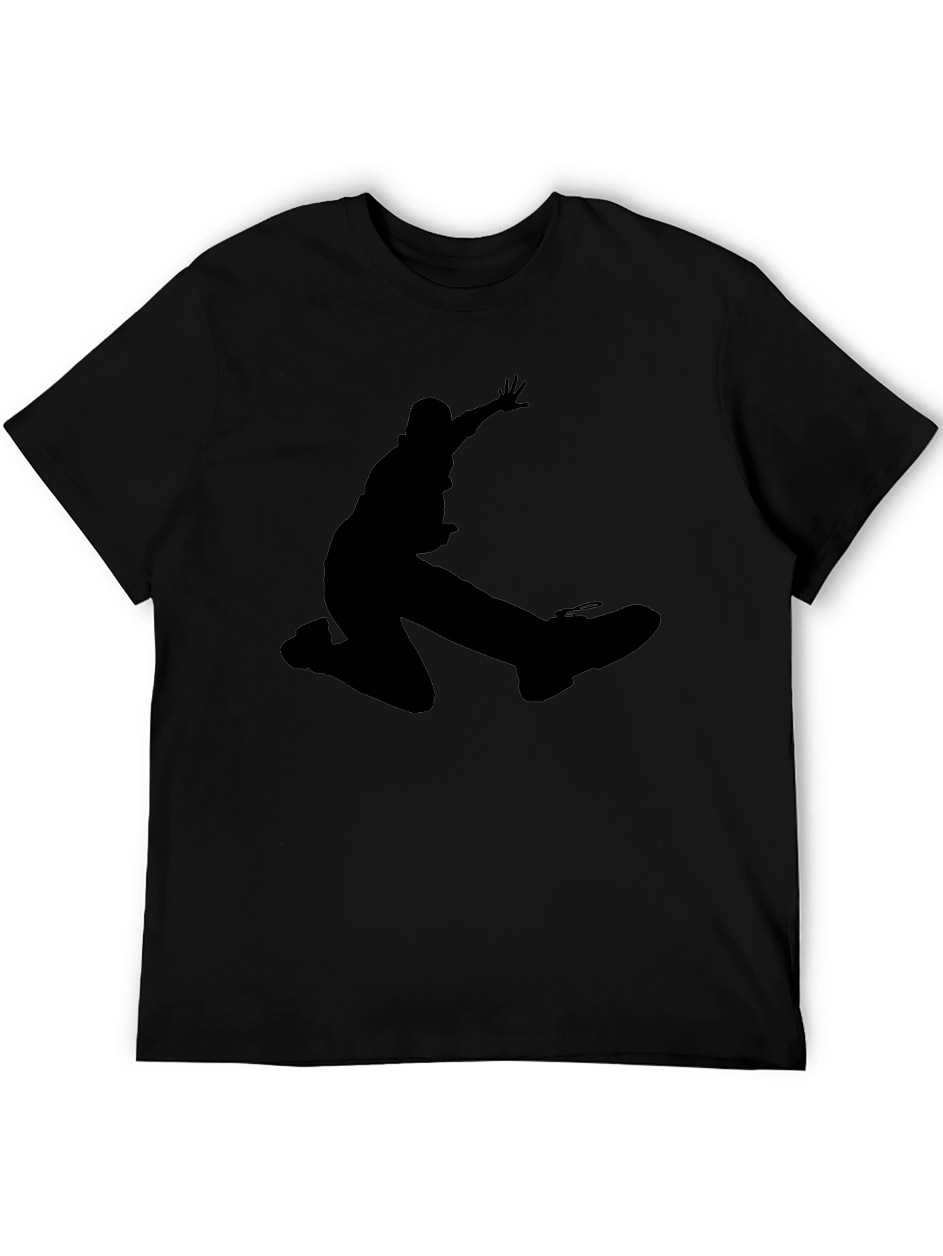 Cool Silhouette Black Graphic Tee Shirt