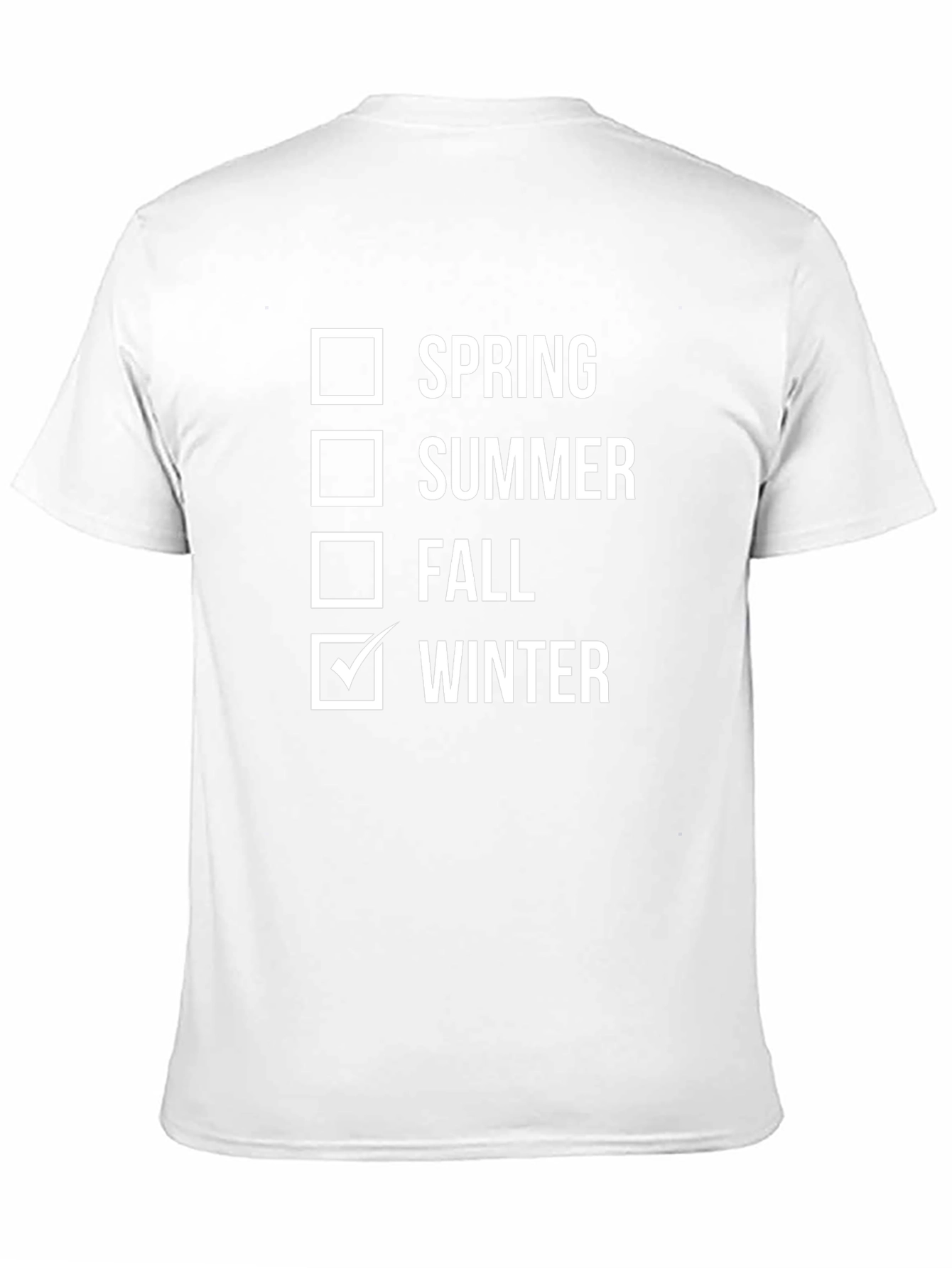 Winter Choice T-Shirt - Funny Season Selection Tee