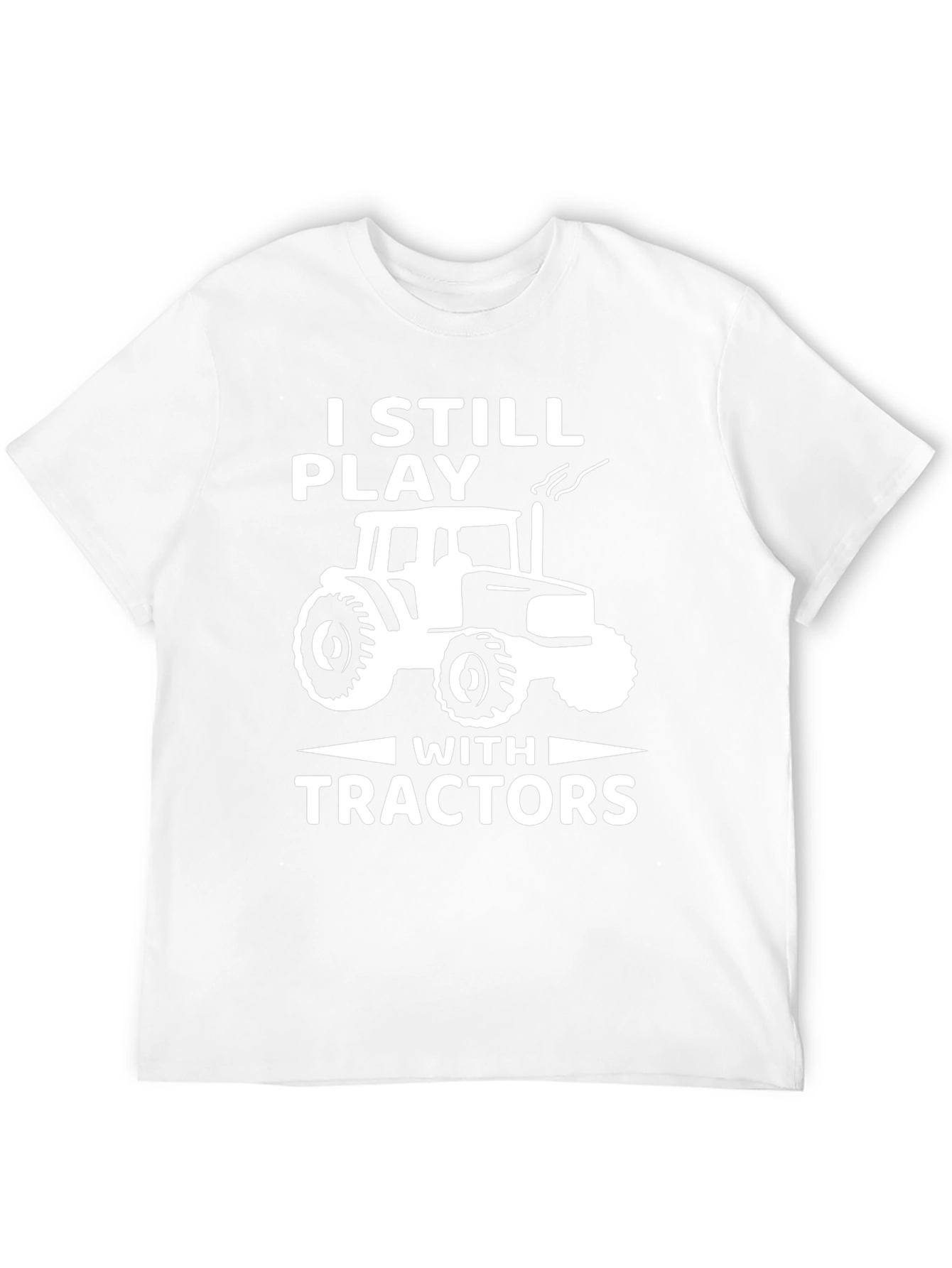 I Still Play With Tractors T-Shirt - Black