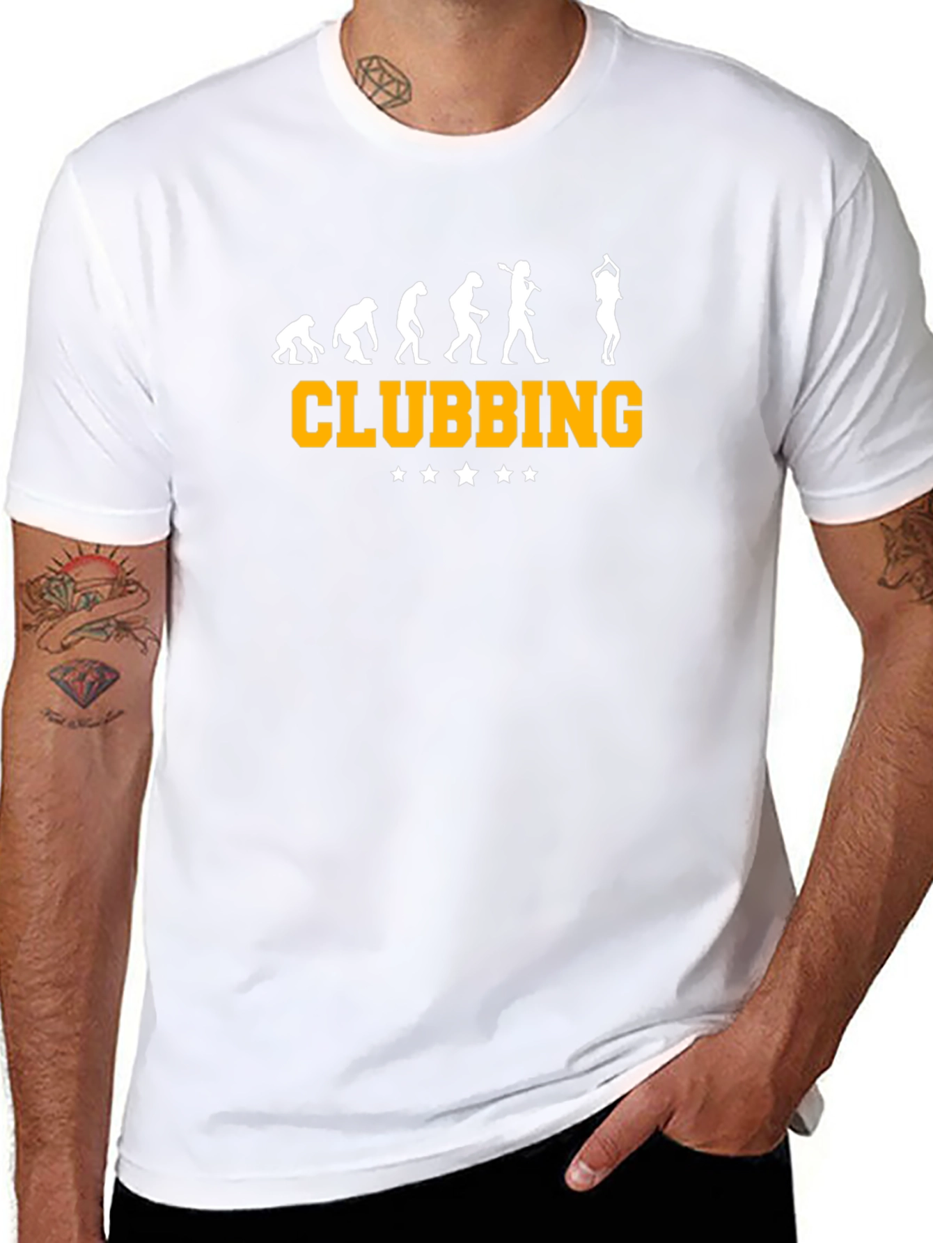 Clubbing Evolution T-Shirt - Party Animal Tee