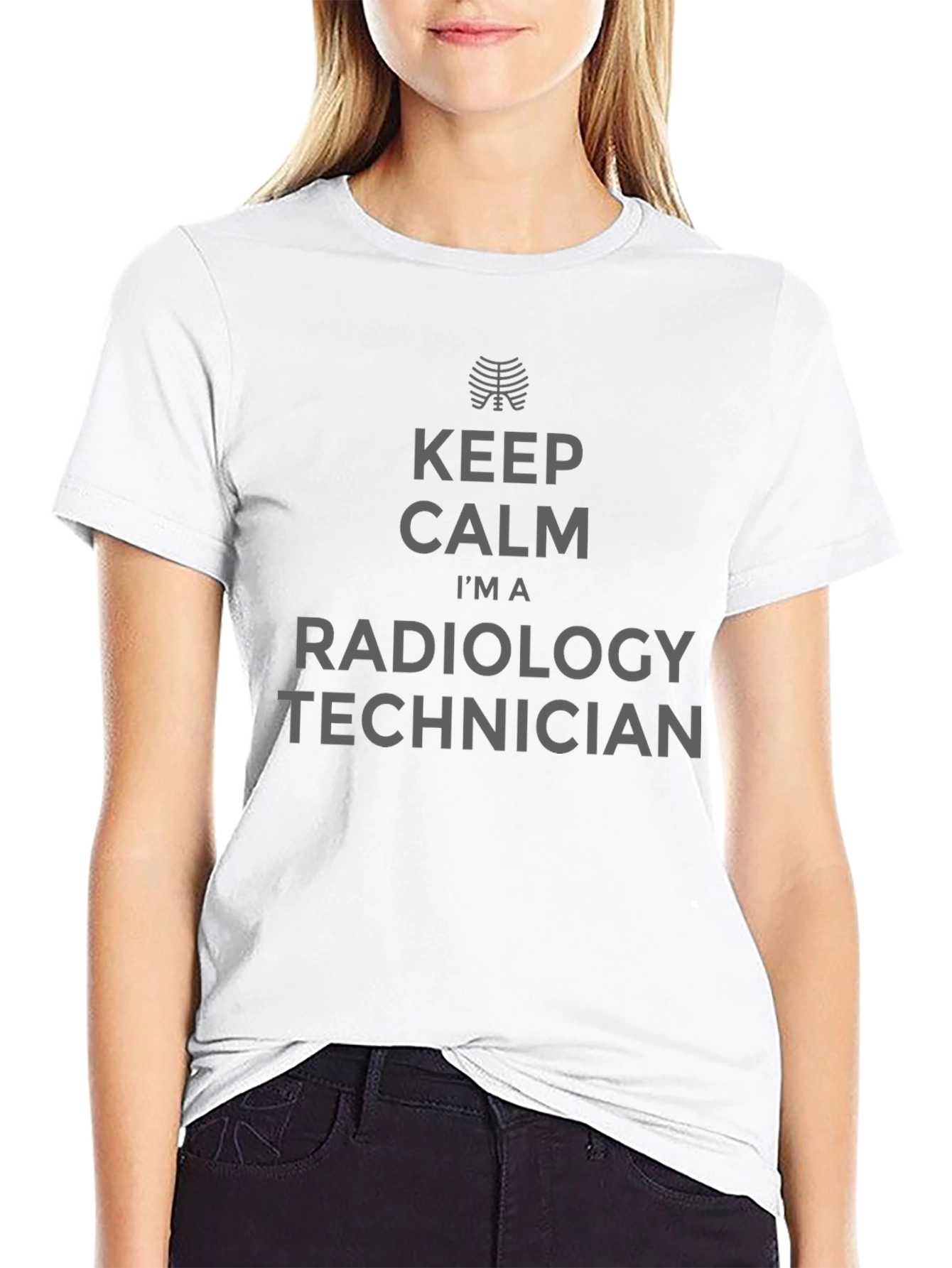 Radiology Technician T-Shirt - Keep Calm Design