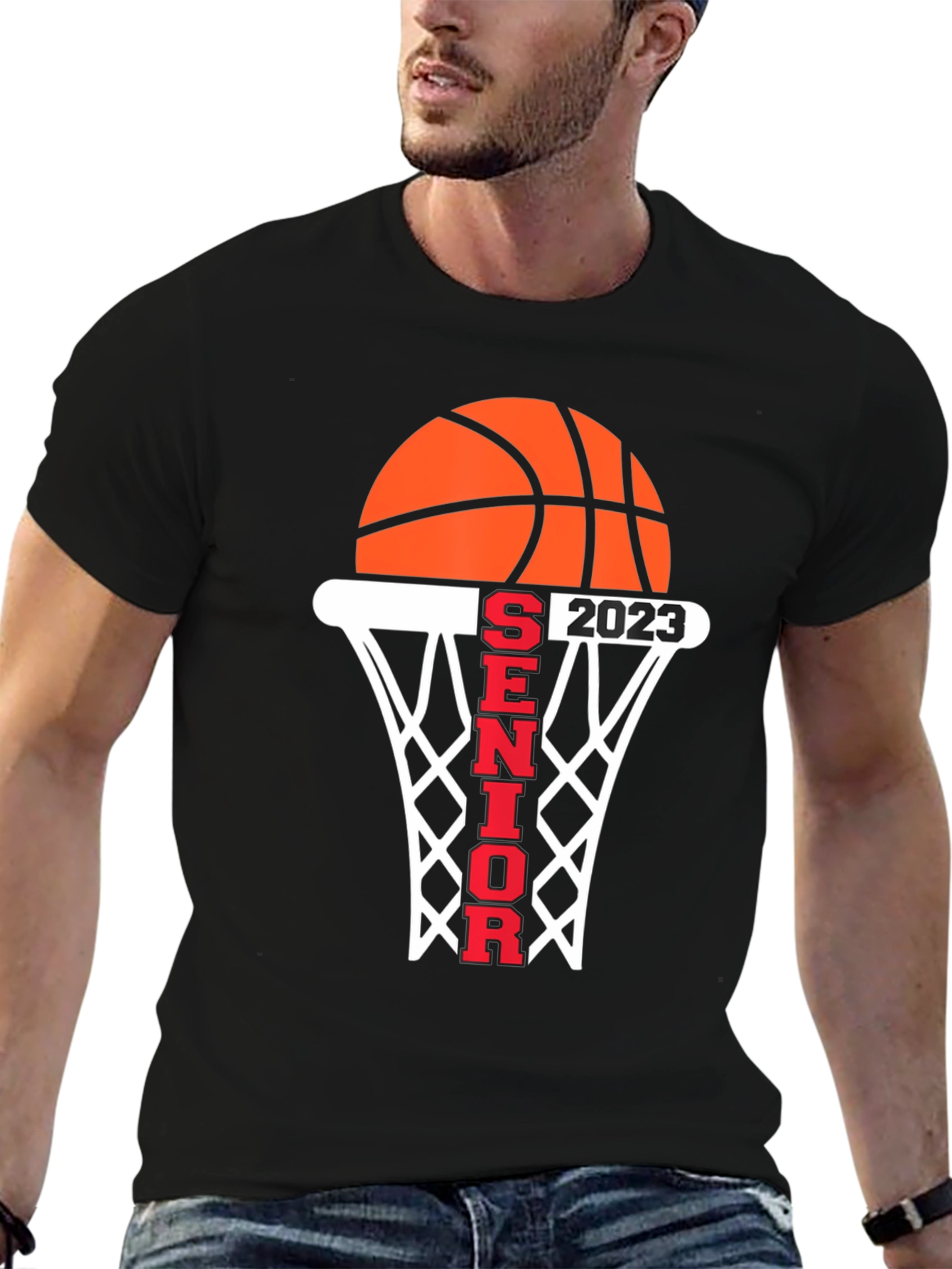 Senior 2023 Basketball Graphic T-Shirt