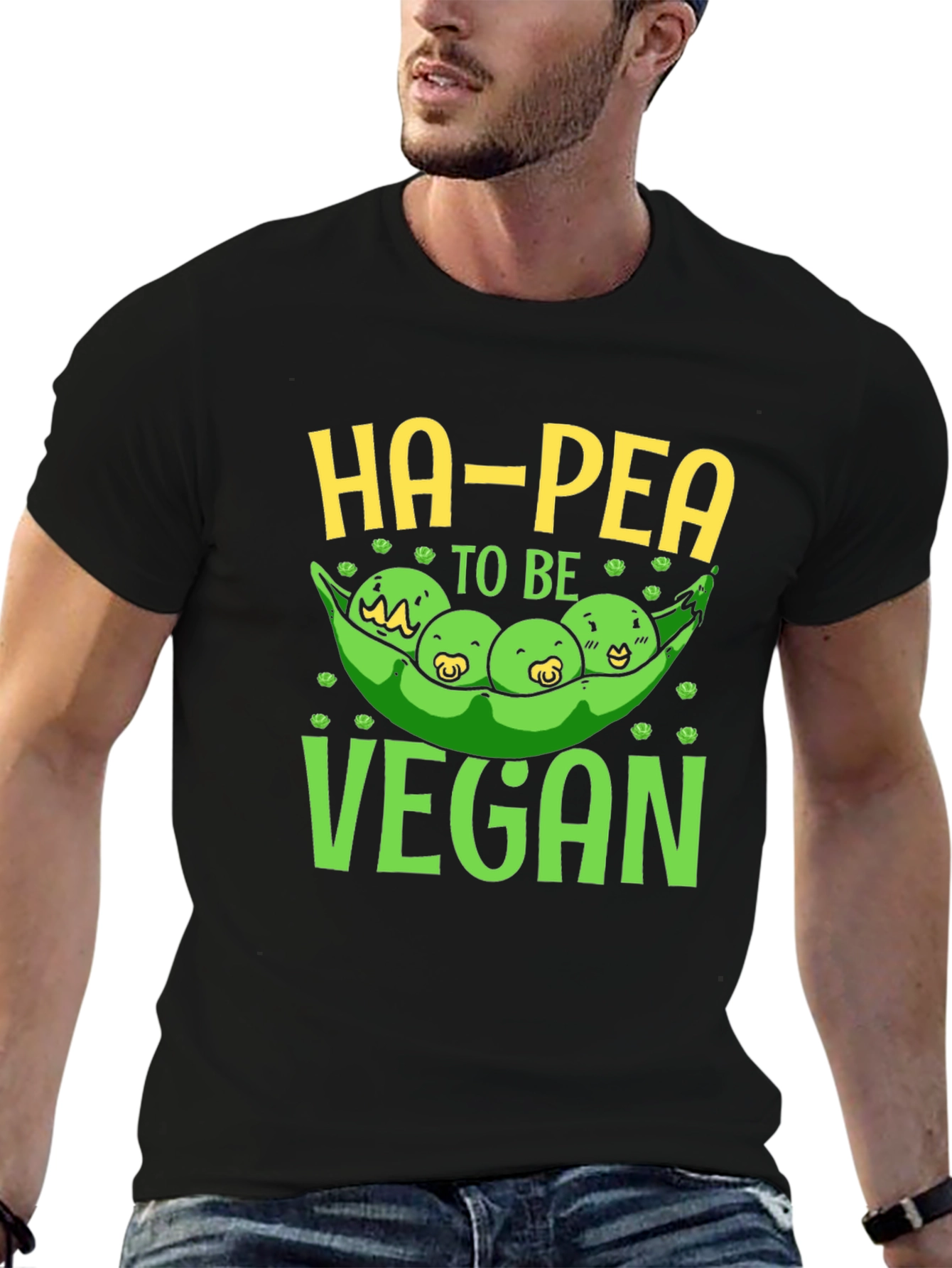 Vegan Ha-Pea To Be T-Shirt