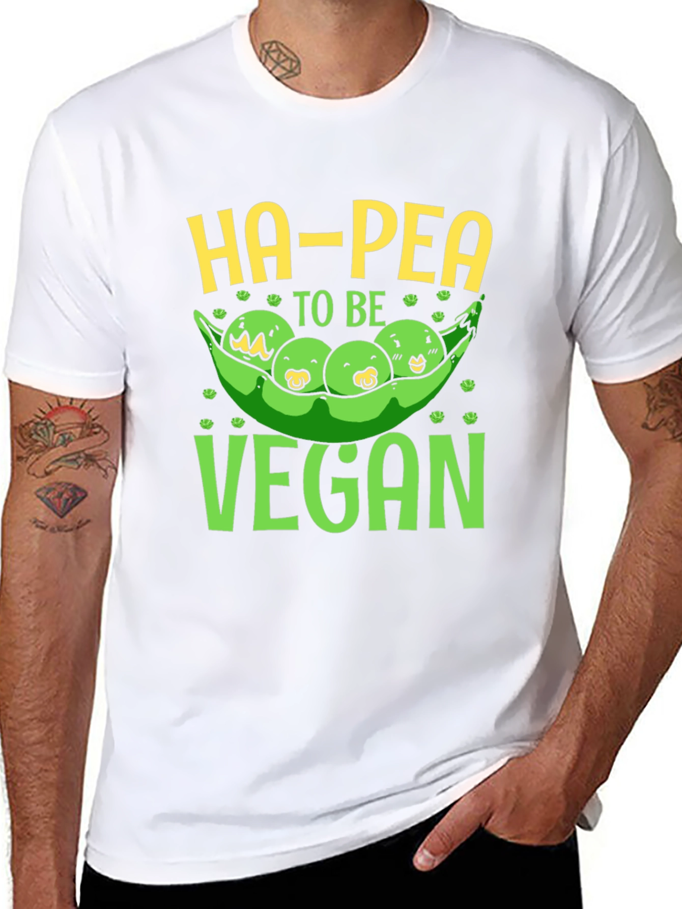 Vegan Ha-Pea To Be T-Shirt