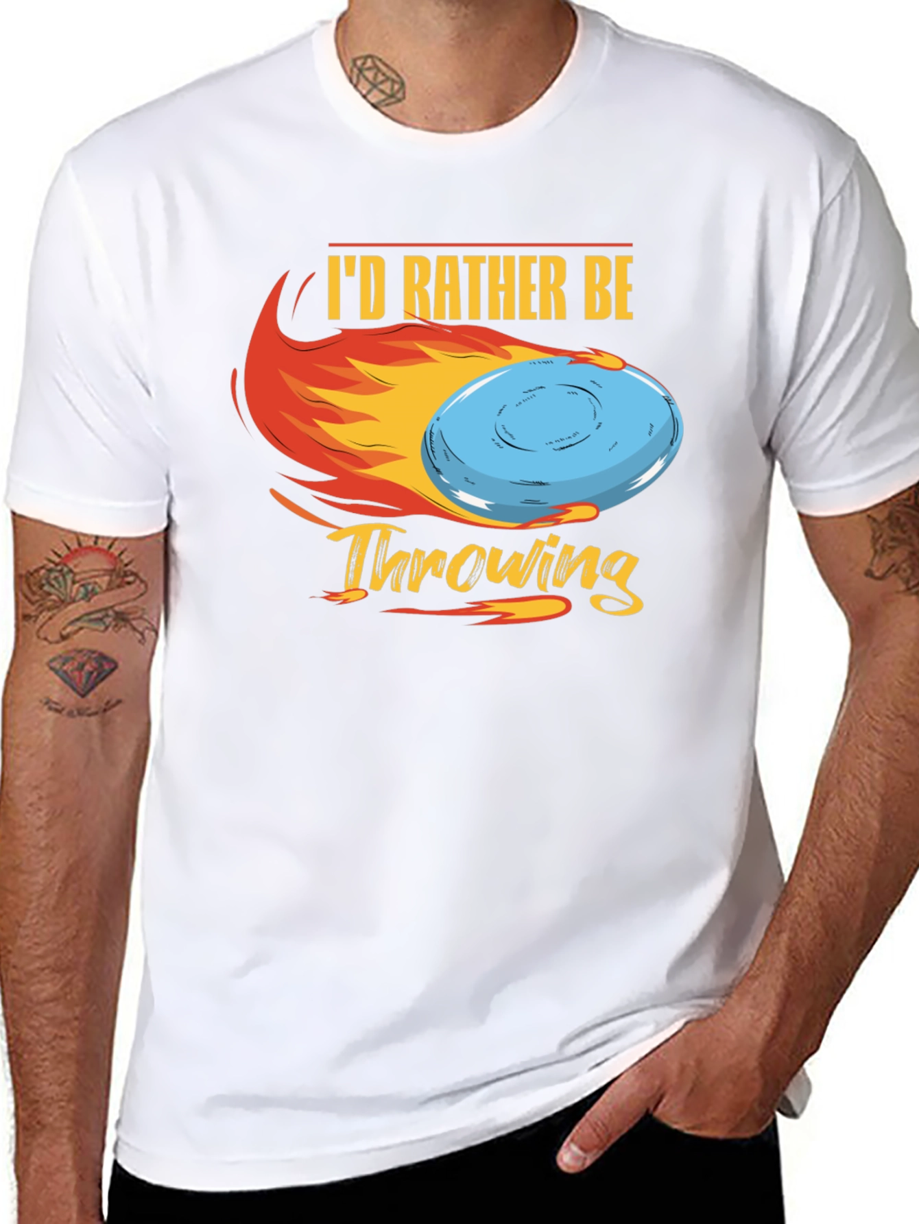 Id Rather Be Throwing Disc Golf T-Shirt