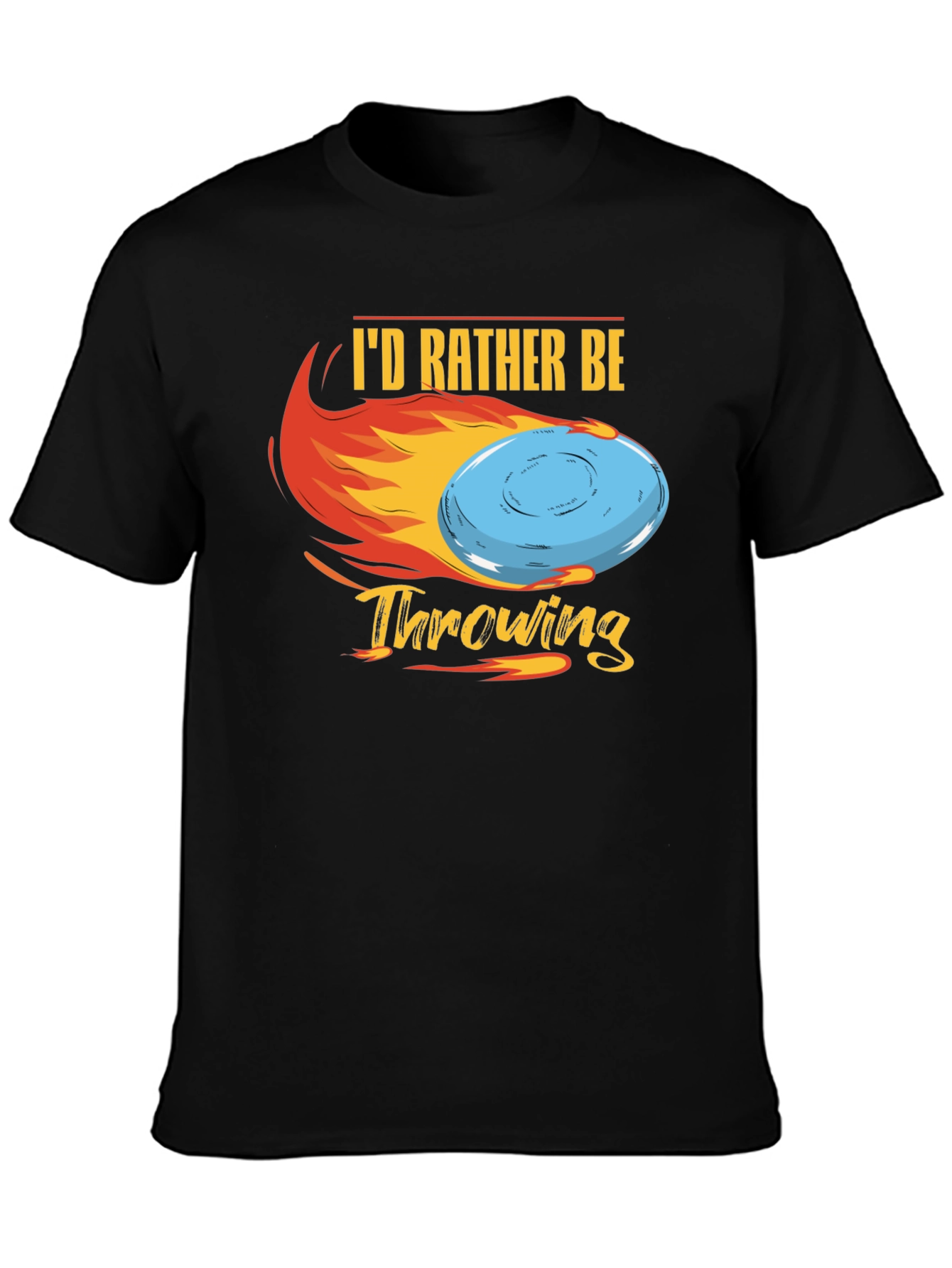 Id Rather Be Throwing Disc Golf T-Shirt