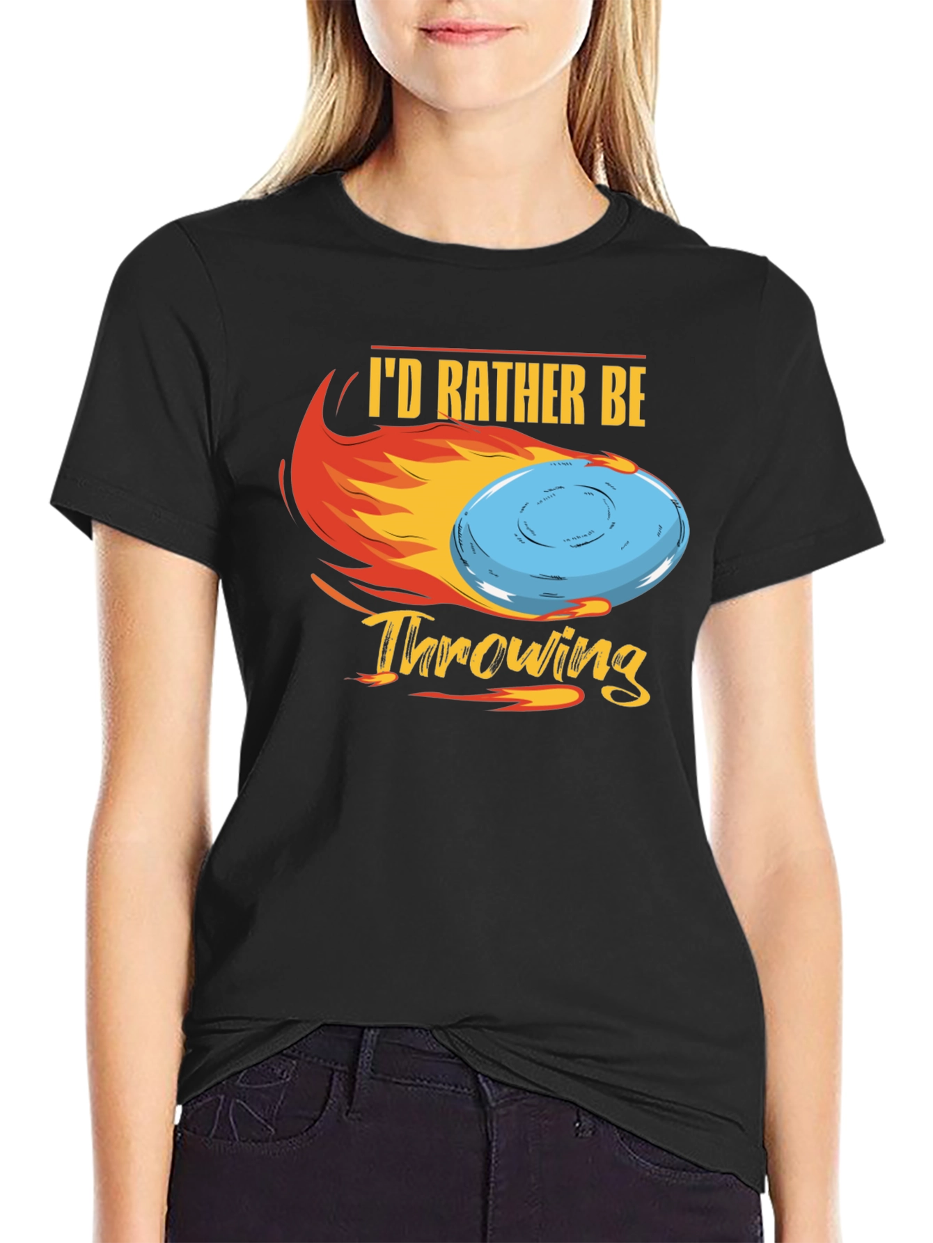 Id Rather Be Throwing Disc Golf T-Shirt
