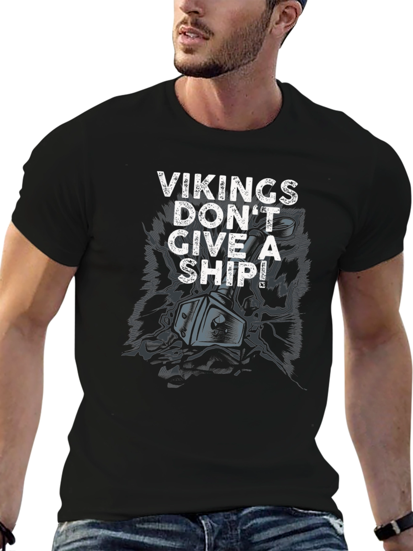 Vikings Dont Give A Ship! T-Shirt