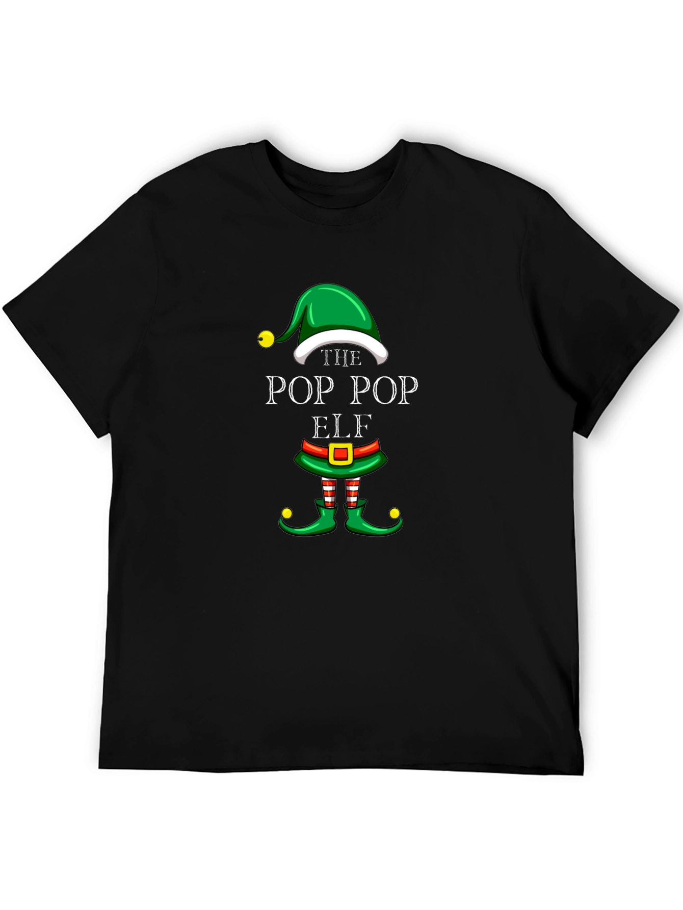 The Pop Pop Elf Christmas T-Shirt