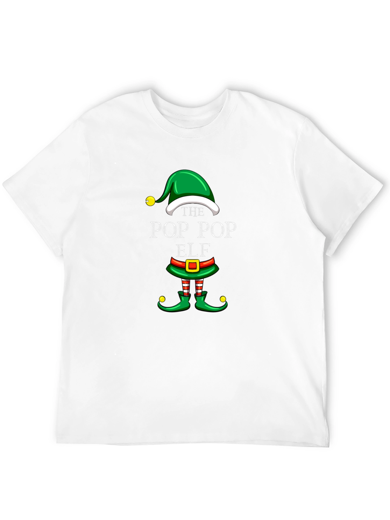 The Pop Pop Elf Christmas T-Shirt