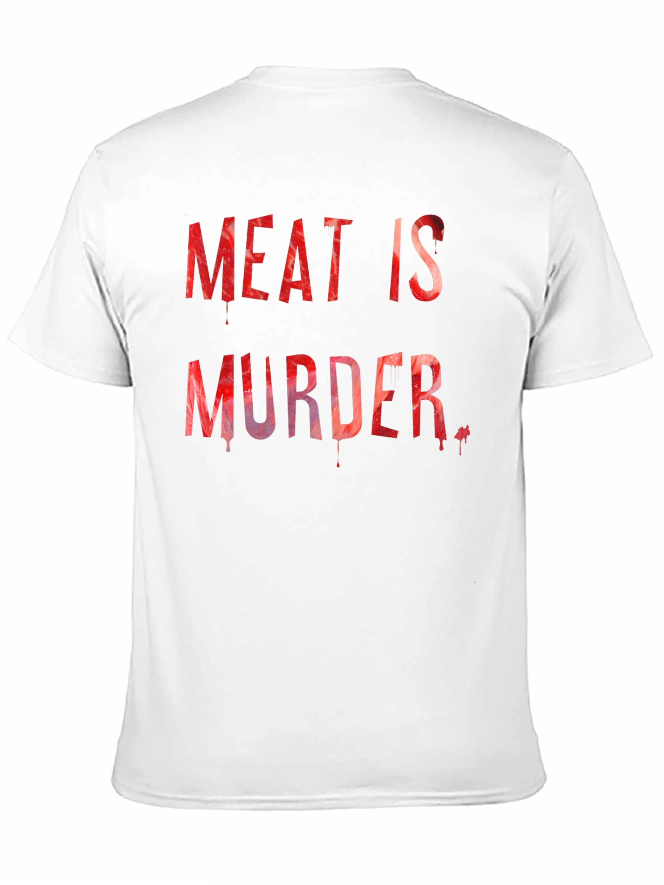Meat is Murder T-Shirt - Vegan Protest Tee