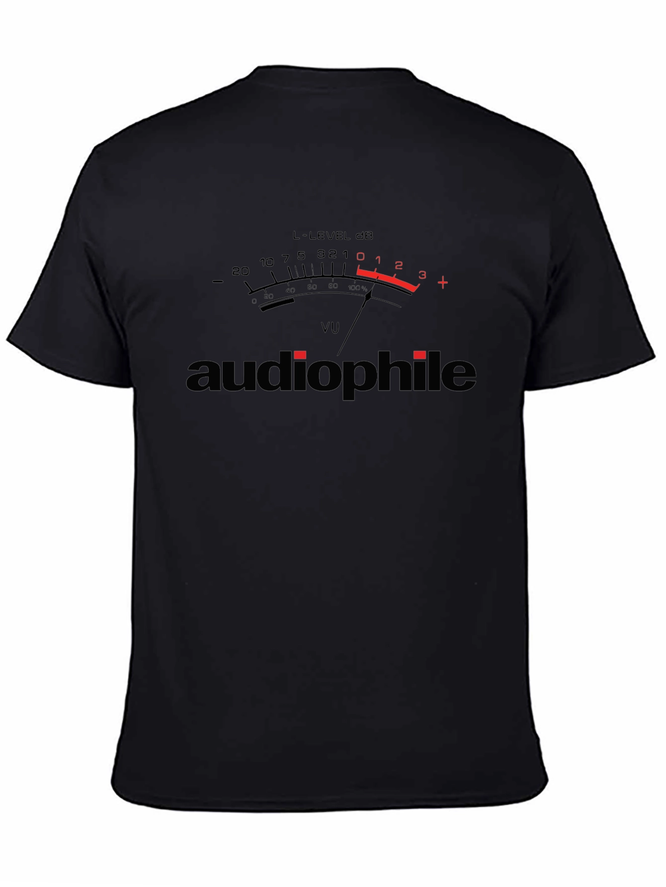 Audiophile VU Meter Graphic T-Shirt