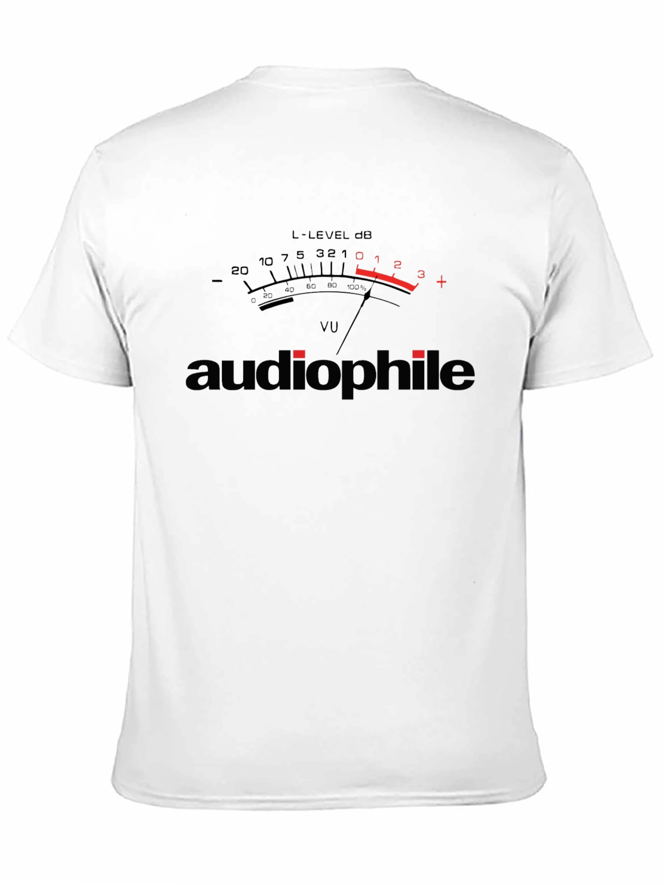Audiophile VU Meter Graphic T-Shirt