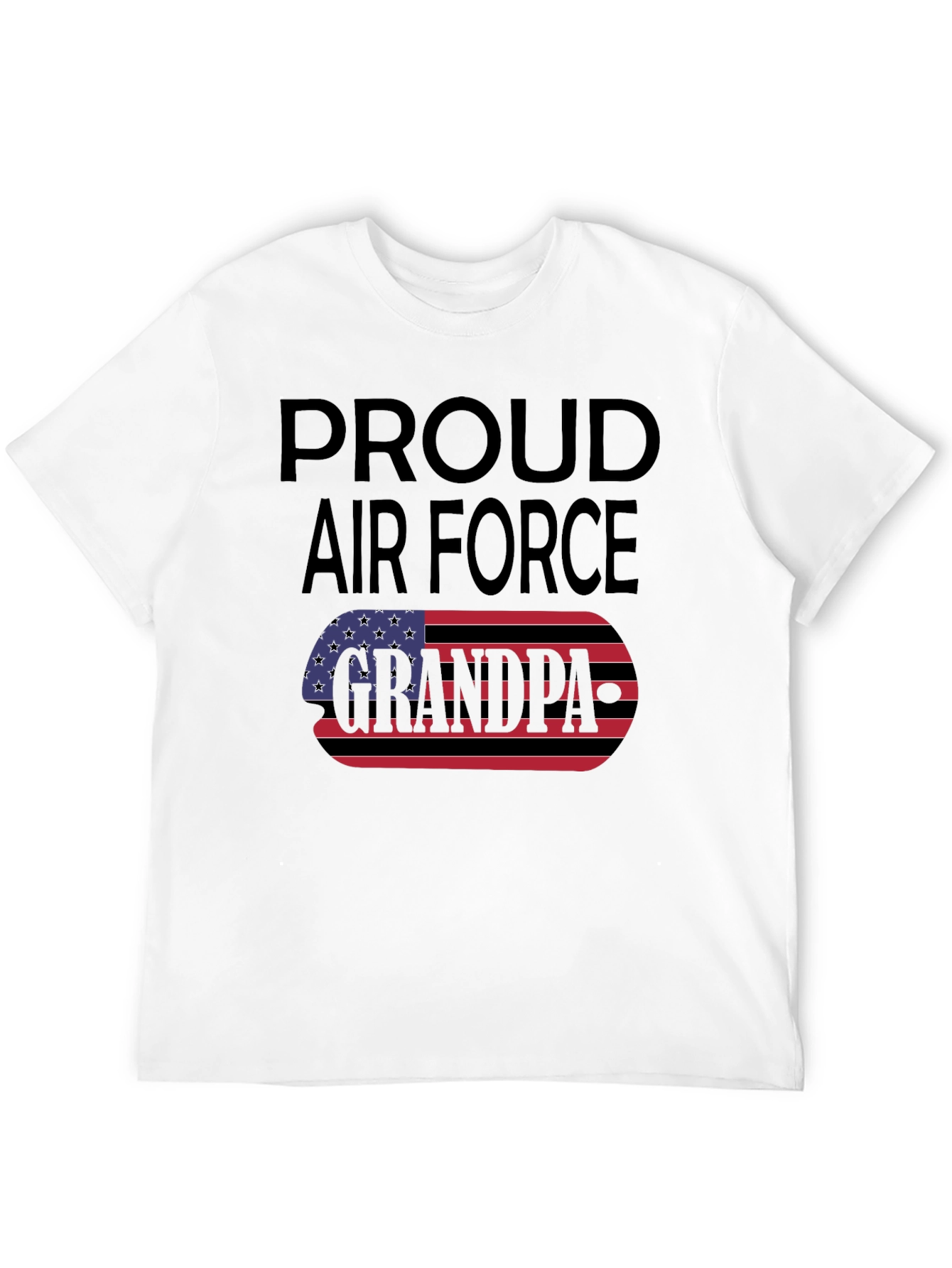Proud Air Force Grandpa Graphic T-Shirt