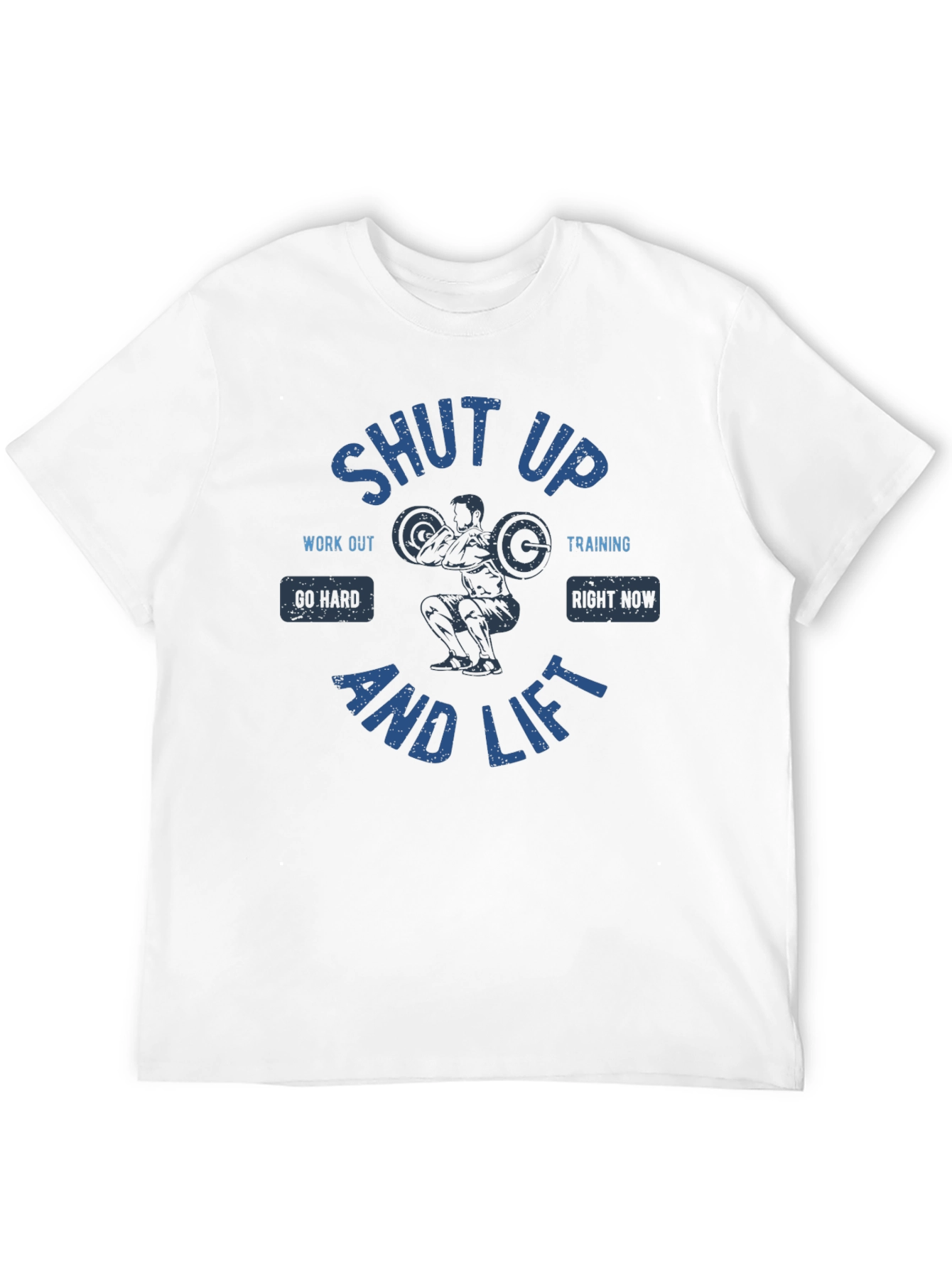 Shut Up And Lift Black Graphic T-Shirt