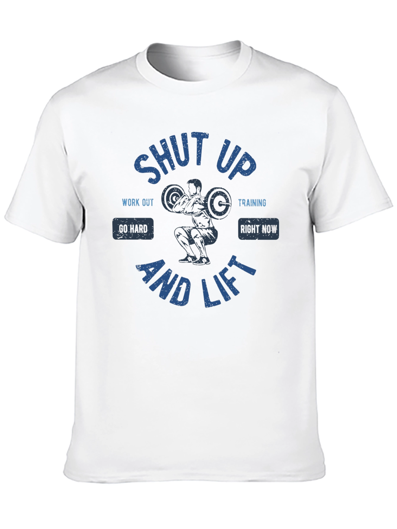 Shut Up And Lift Black Graphic T-Shirt