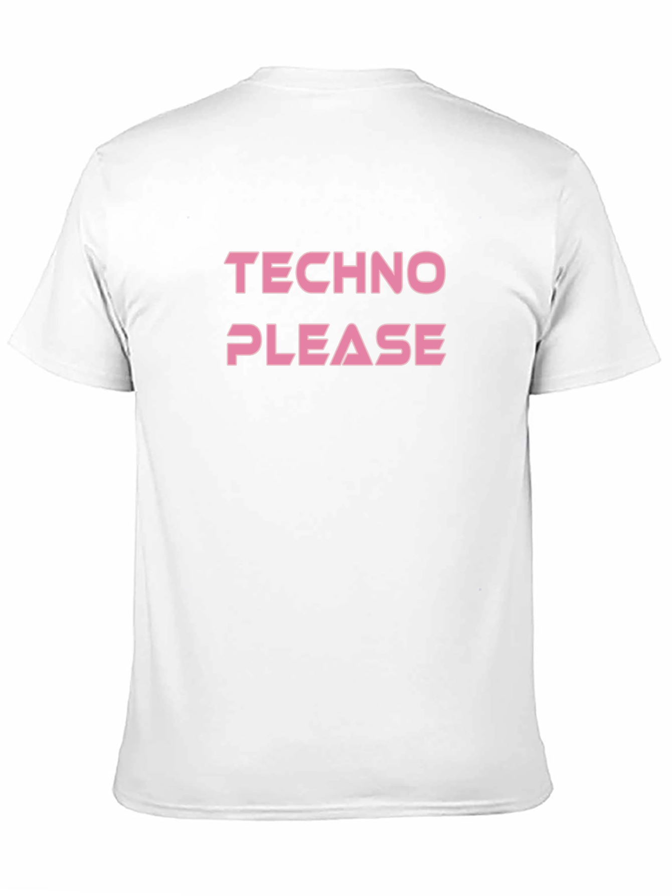 Techno Please T-Shirt - Black Graphic Tee