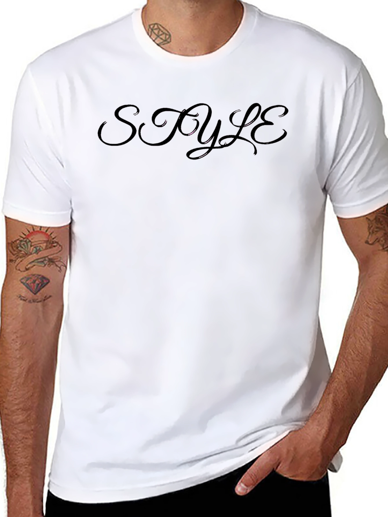 Stylish Black T-Shirt - Style Design