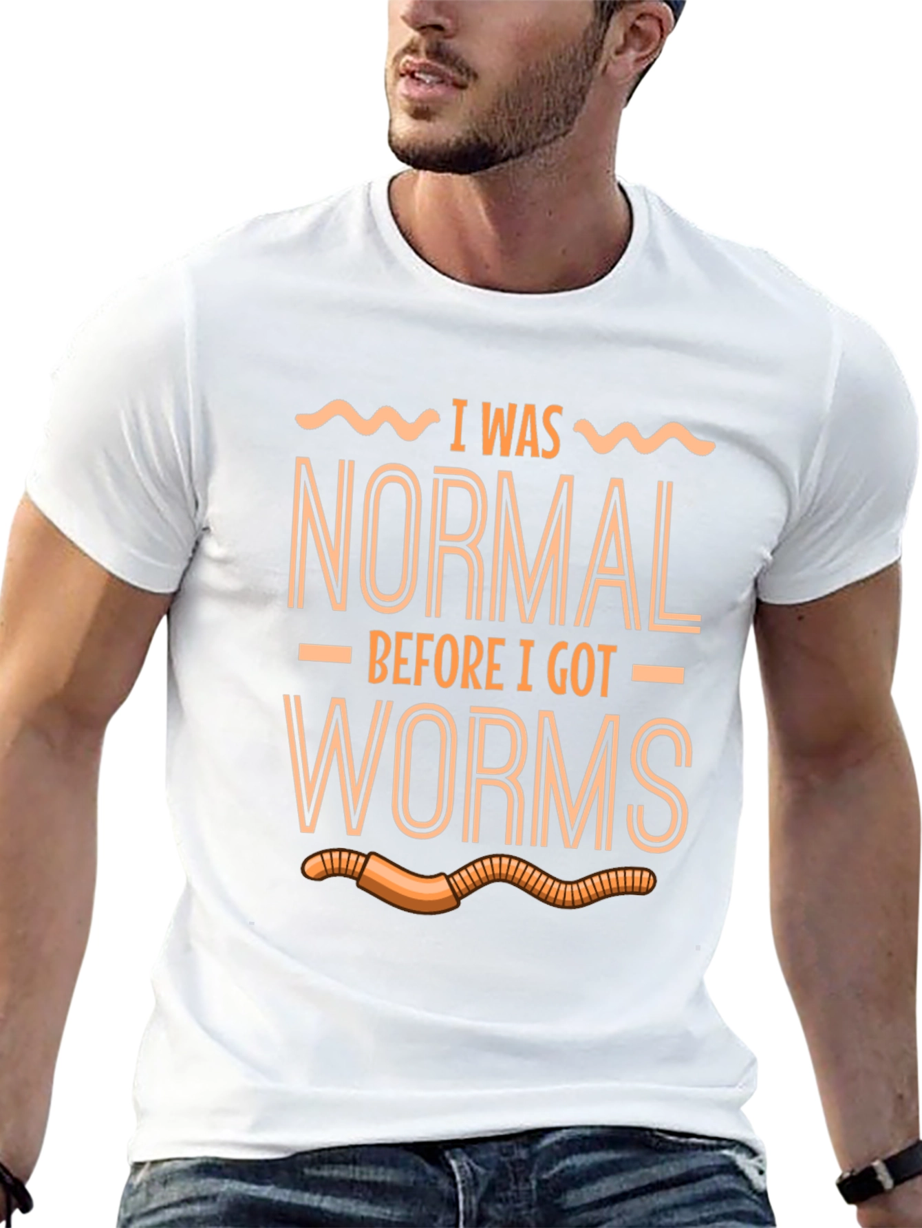 I Was Normal Before Worms T-Shirt