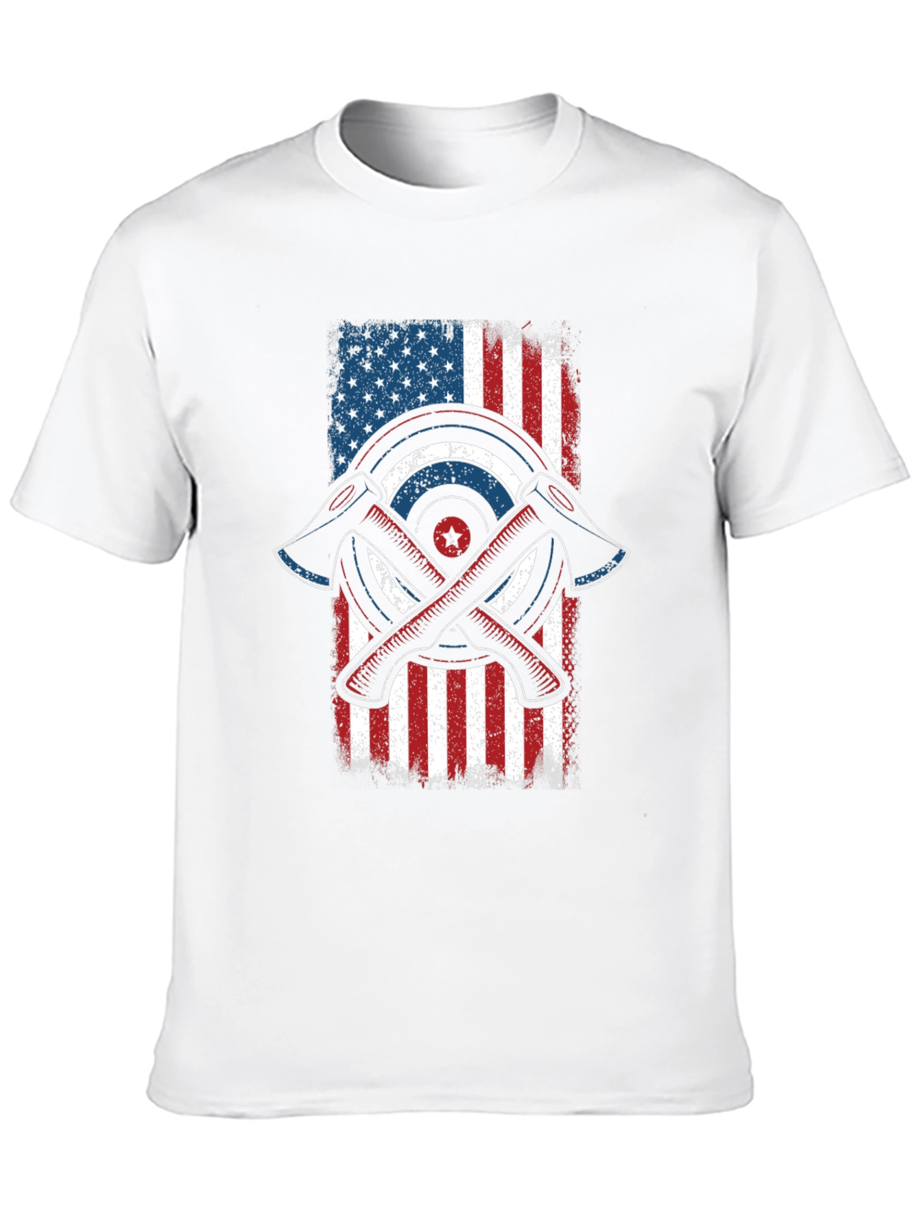 Axe Throwing American Flag Graphic Tee