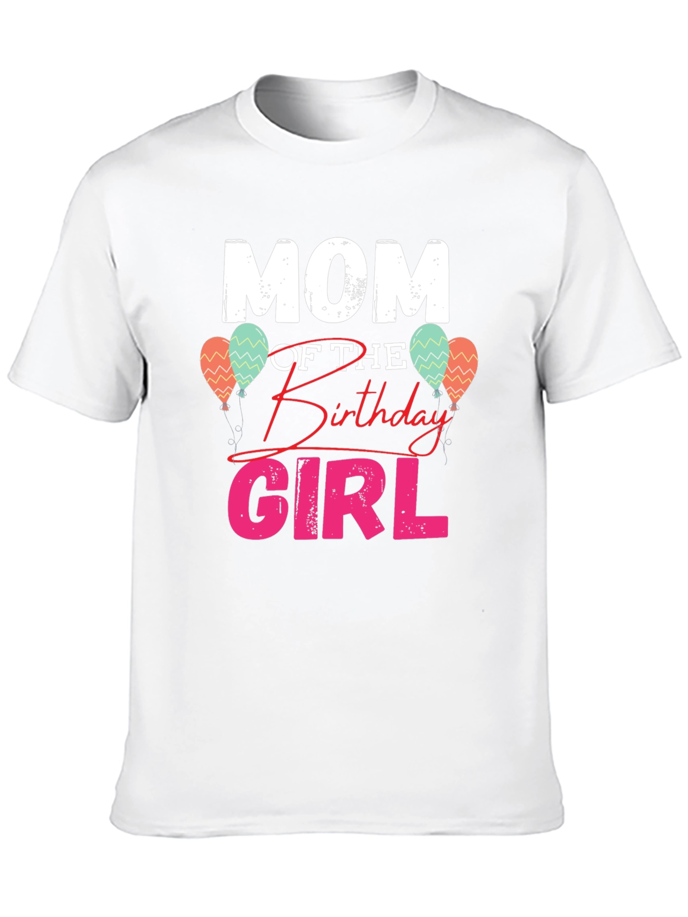 Mom of the Birthday Girl Graphic T-Shirt