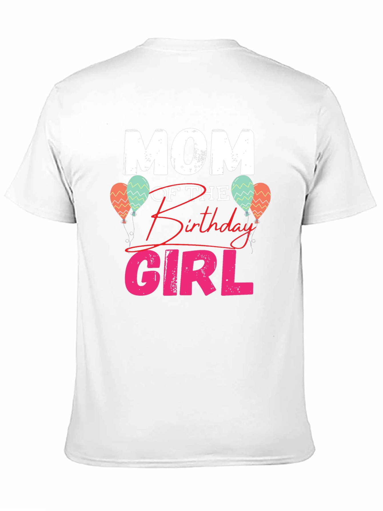 Mom of the Birthday Girl Graphic T-Shirt