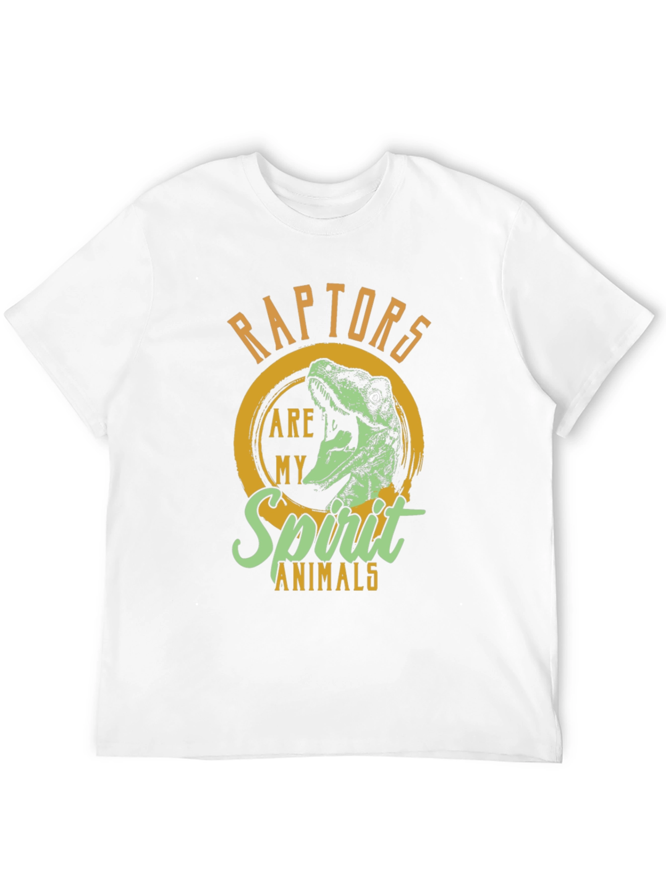Raptor Spirit Animal Graphic Tee - Black