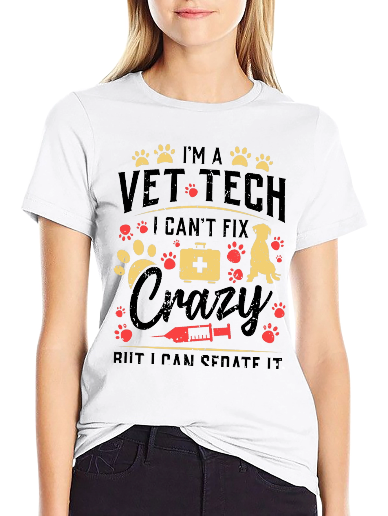 Vet Tech Crazy Sedate T-Shirt
