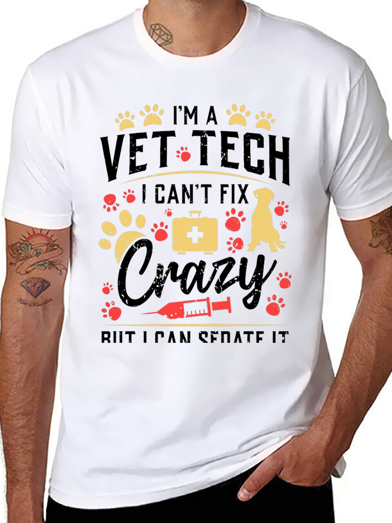 Vet Tech Crazy Sedate T-Shirt