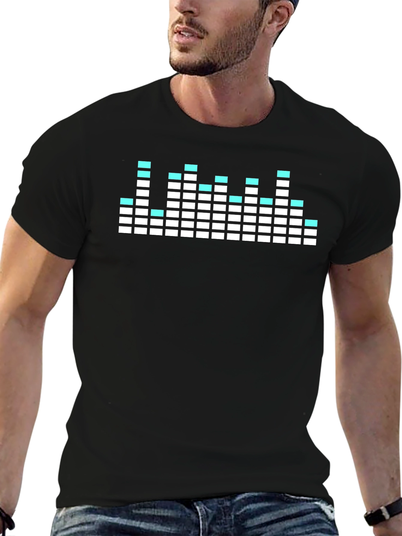 Equalizer Graphic Tee - Black