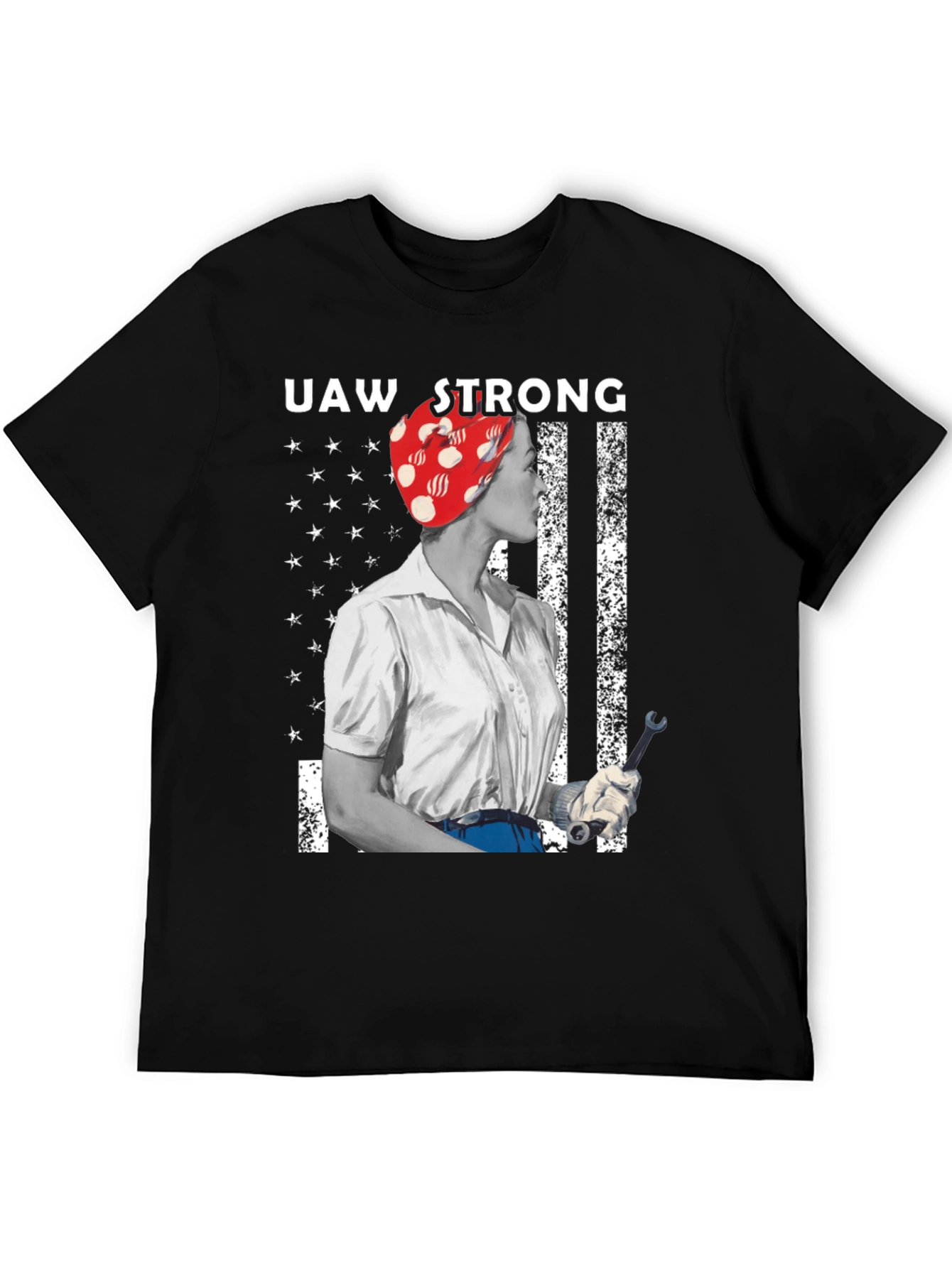 UAW Strong Rosie the Riveter T-Shirt