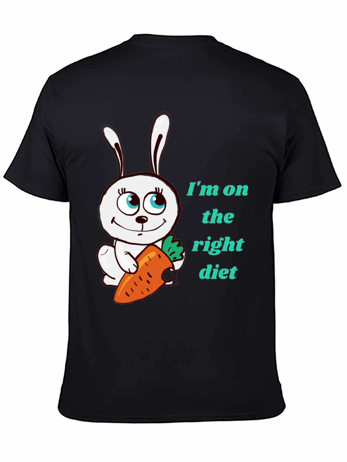 Funny Rabbit Diet T-Shirt