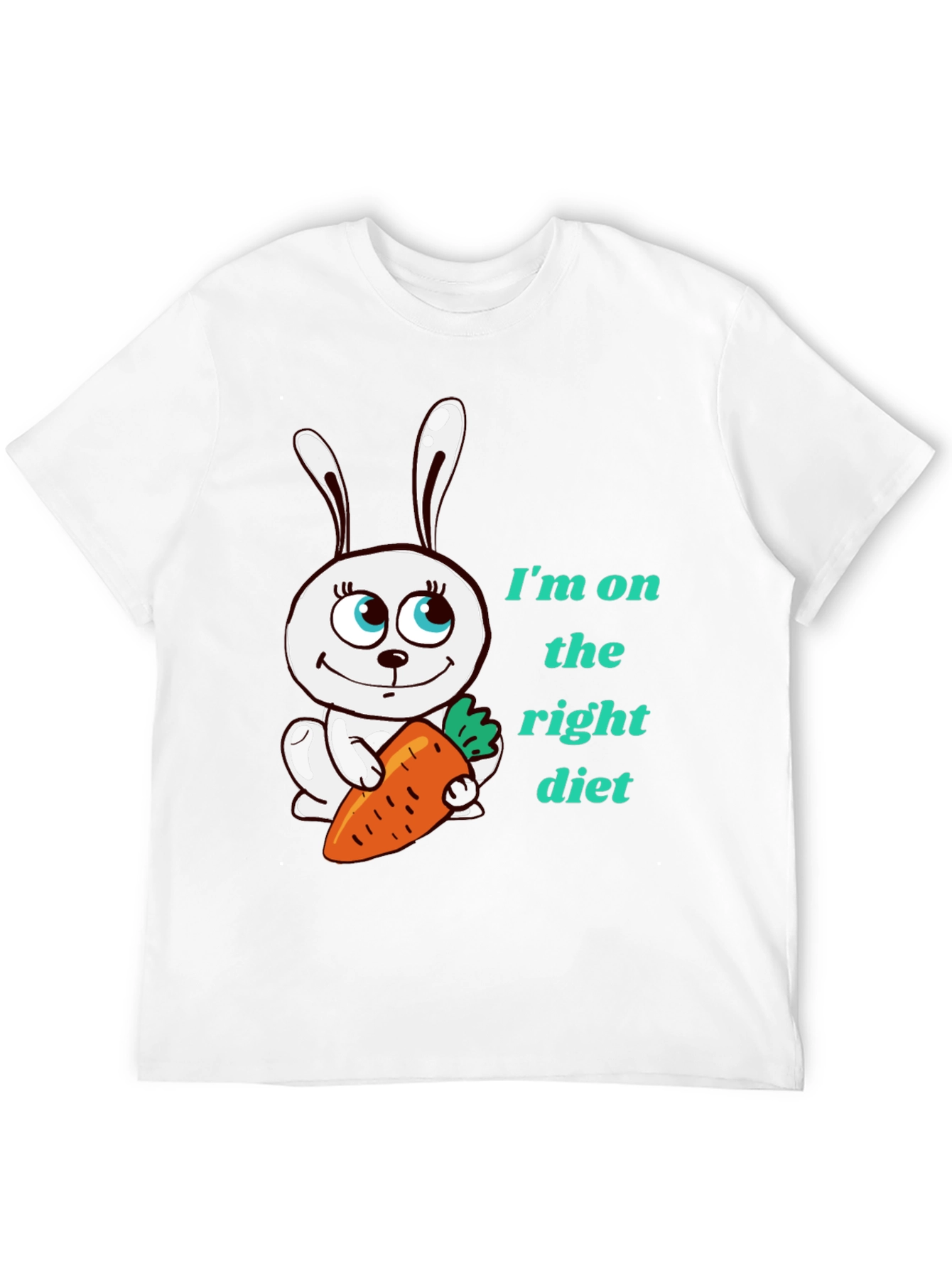 Funny Rabbit Diet T-Shirt