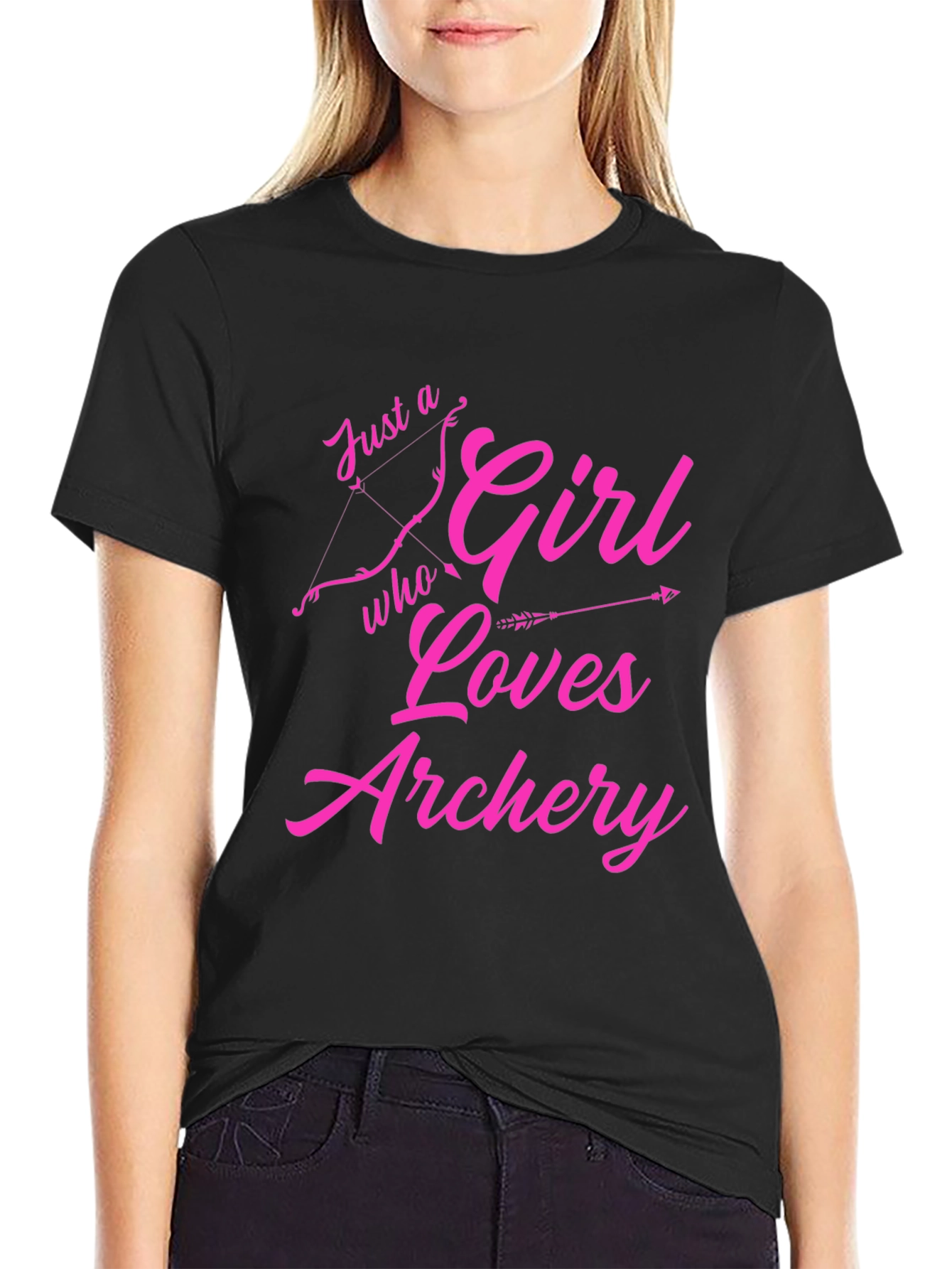 Archery Girl T-Shirt - Bow & Arrow Design