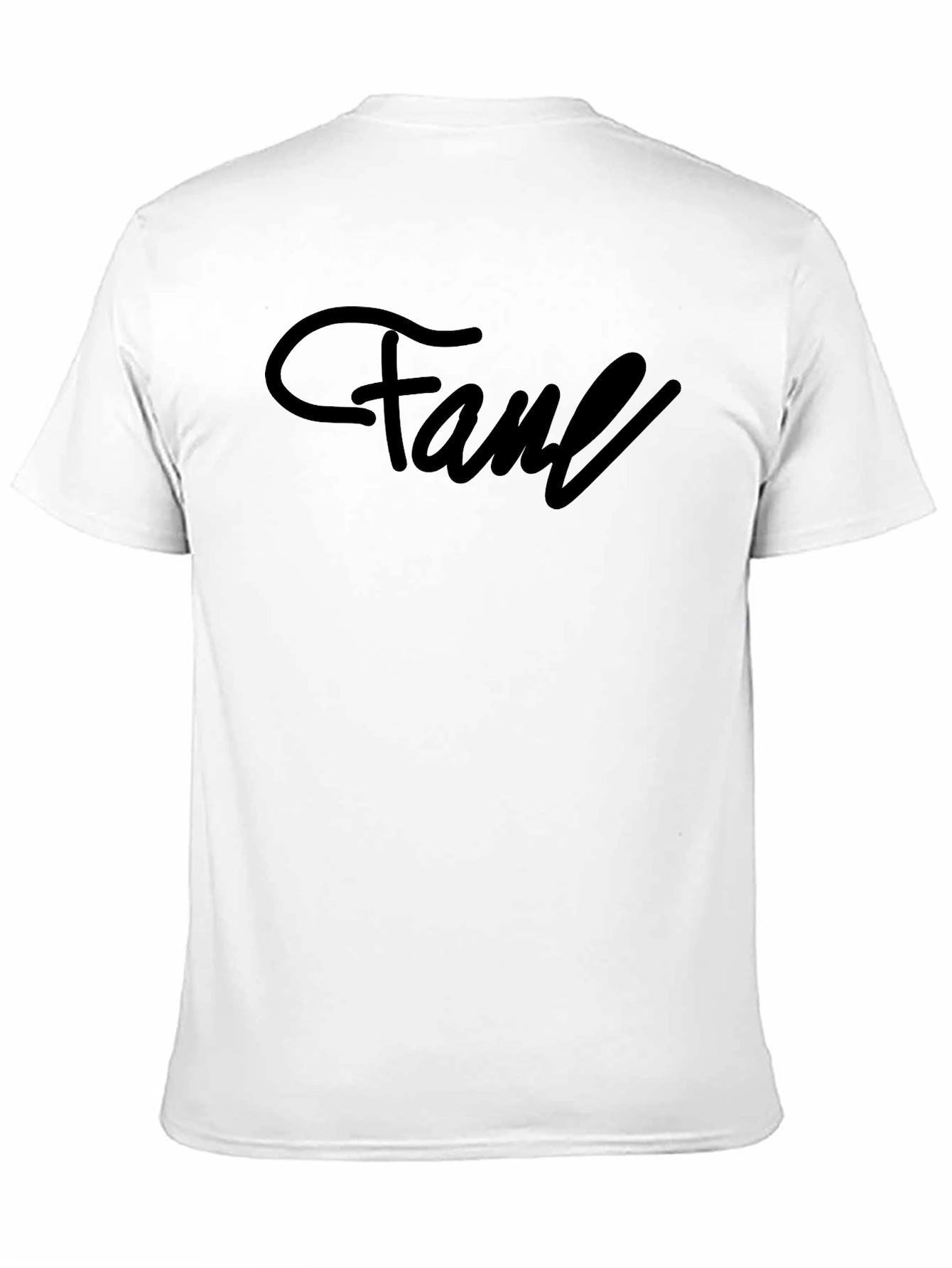 Fame Graphic Tee - Stylish Black Cotton T-Shirt