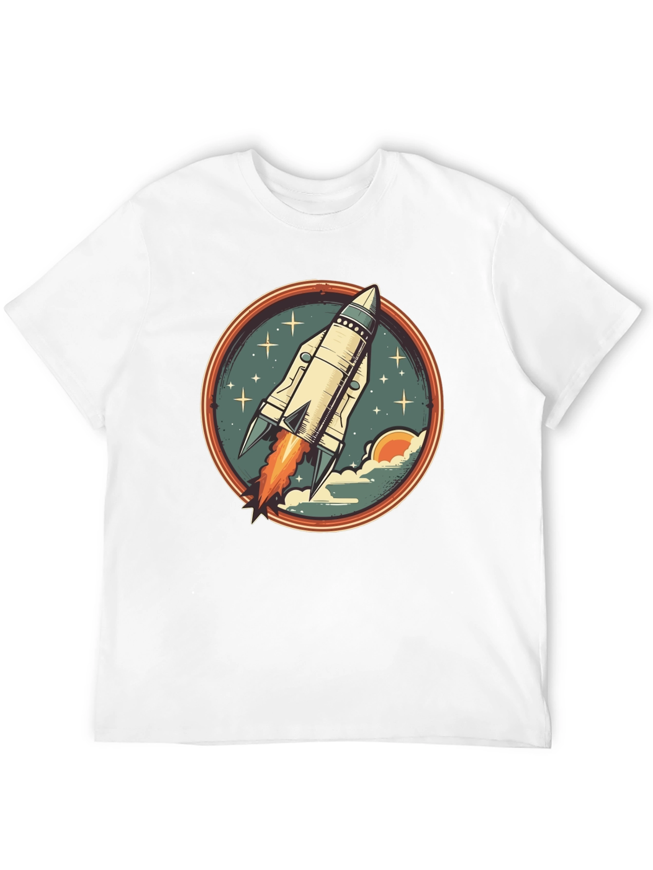Retro Rocket T-Shirt - Blast Off in Style!