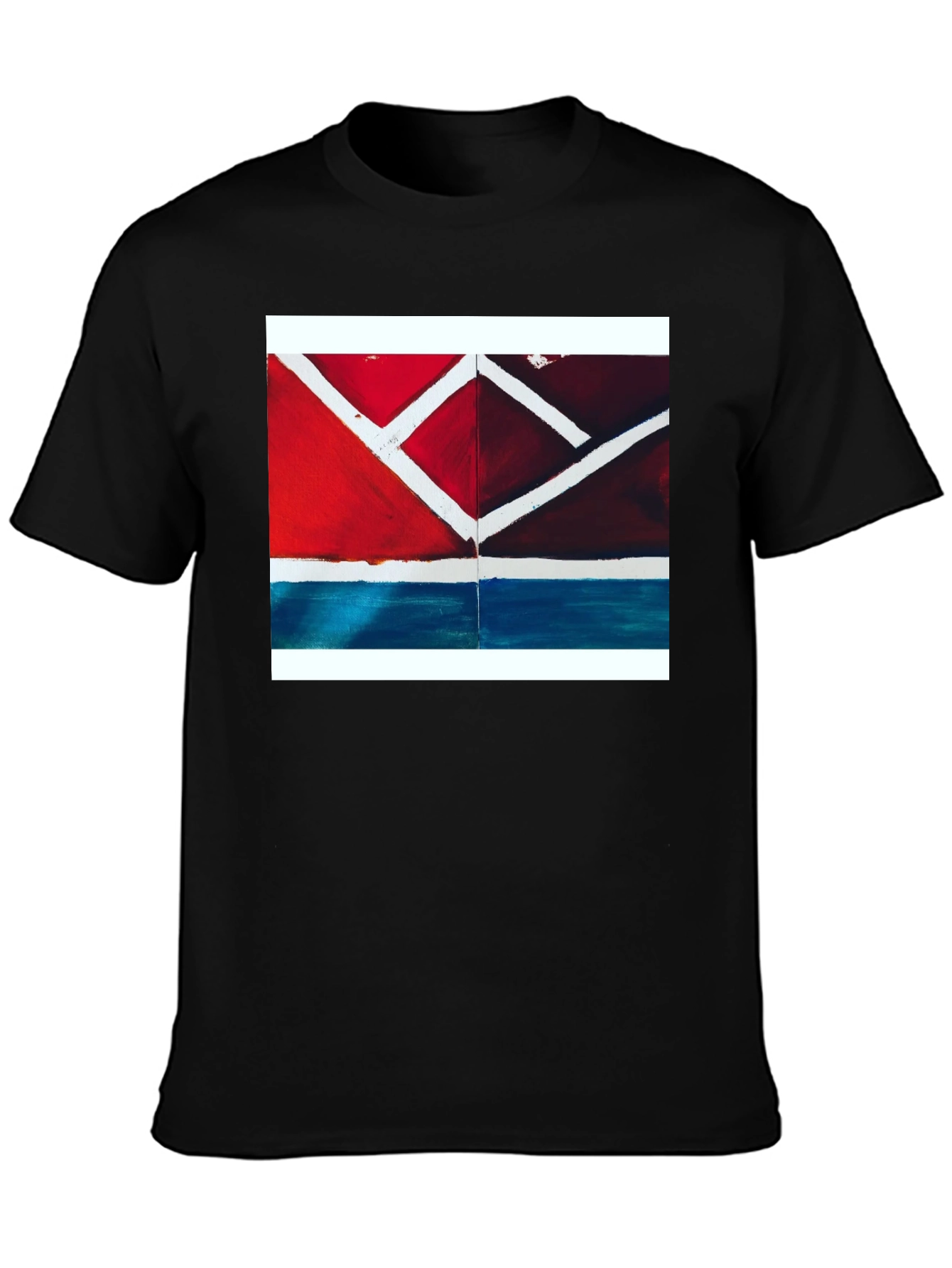 Abstract Geometric T-Shirt - Modern Art Tee