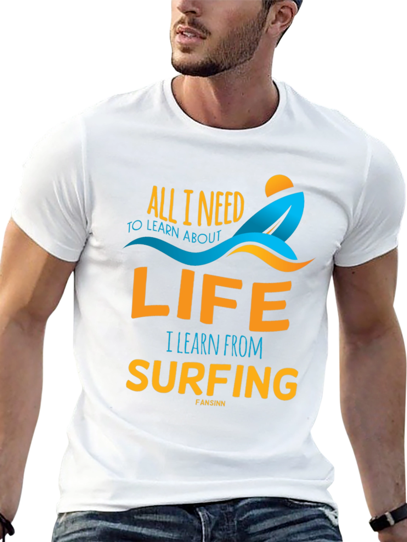 Surfing Life T-Shirt: Learn from the Waves