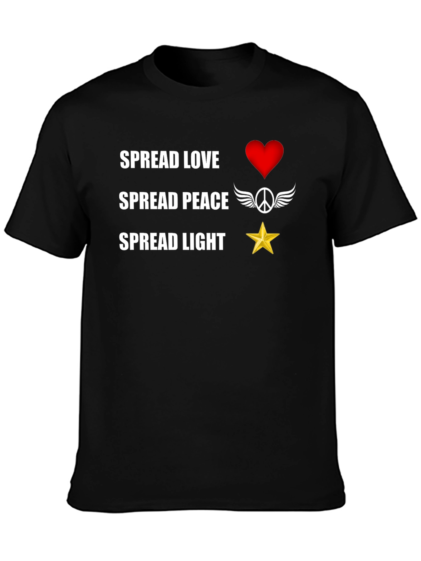 Spread Love Peace Light T-Shirt